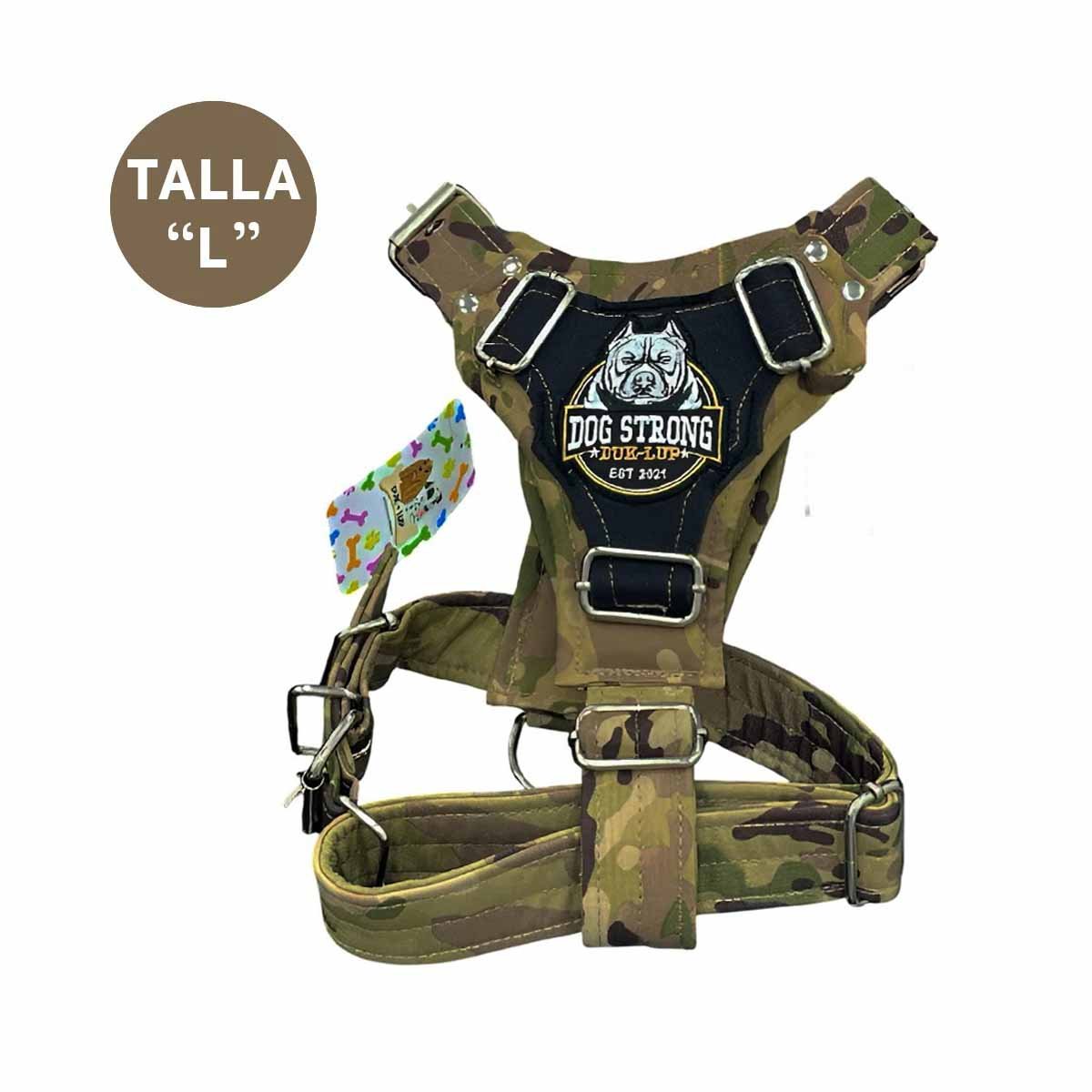 PETO PARA PERRO DOG STRONG VERDE OSCURO TALLA L FIRME Y RESISTENTE Y+LIGAS REGALO - 4