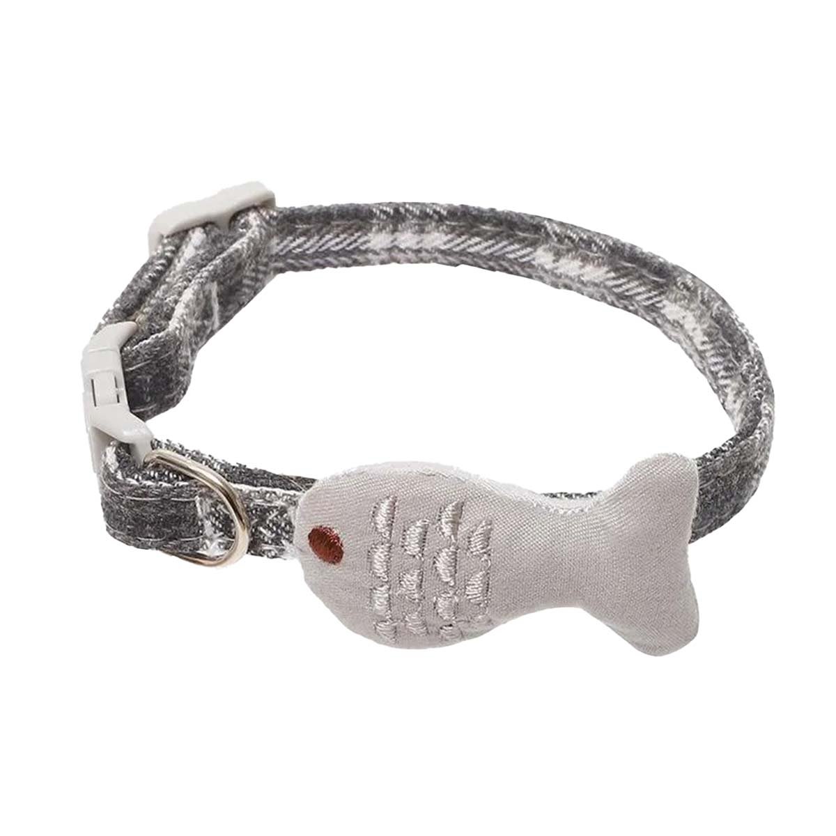 PACK12 CORREA RESISTENTE MODELO PEZ GRIS PARA MASCOTA Y+REGALO STICKER - 2