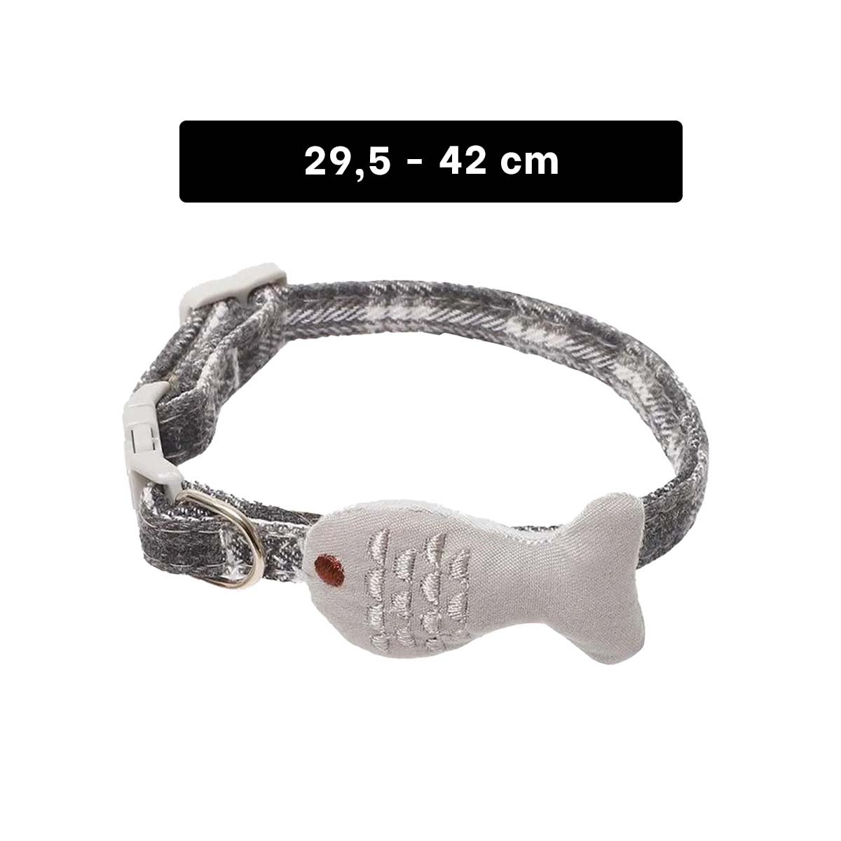 PACK12 CORREA RESISTENTE MODELO PEZ GRIS PARA MASCOTA Y+REGALO STICKER - 4