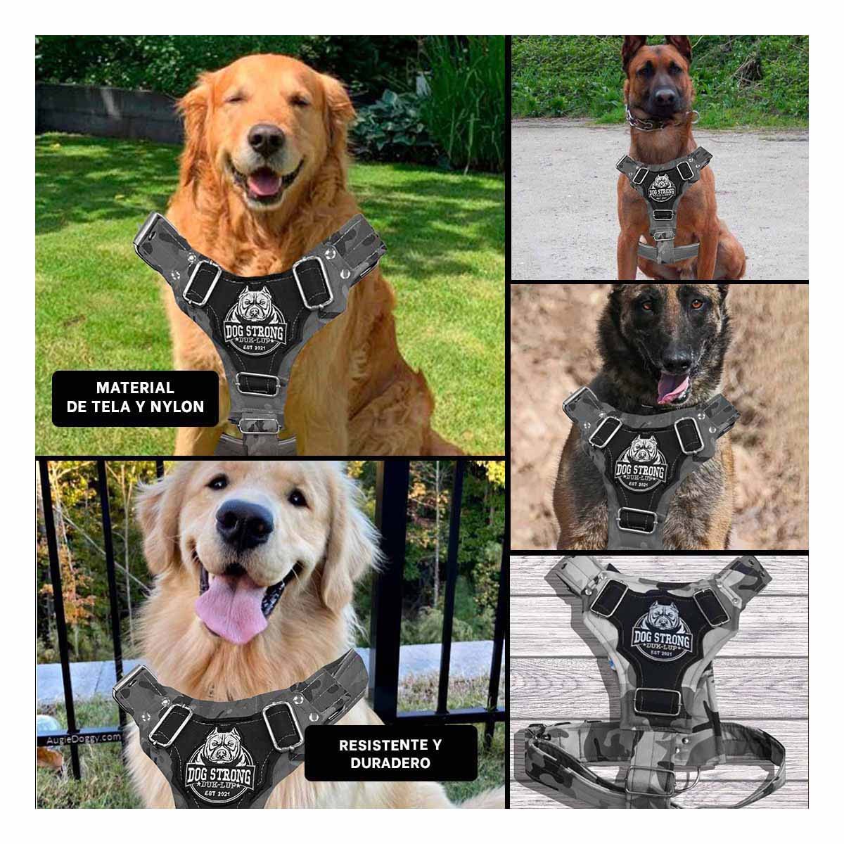 SOPORTE CANINO DOG STRONG NEGRO TALLA L CON DISENO DURABLE - 5