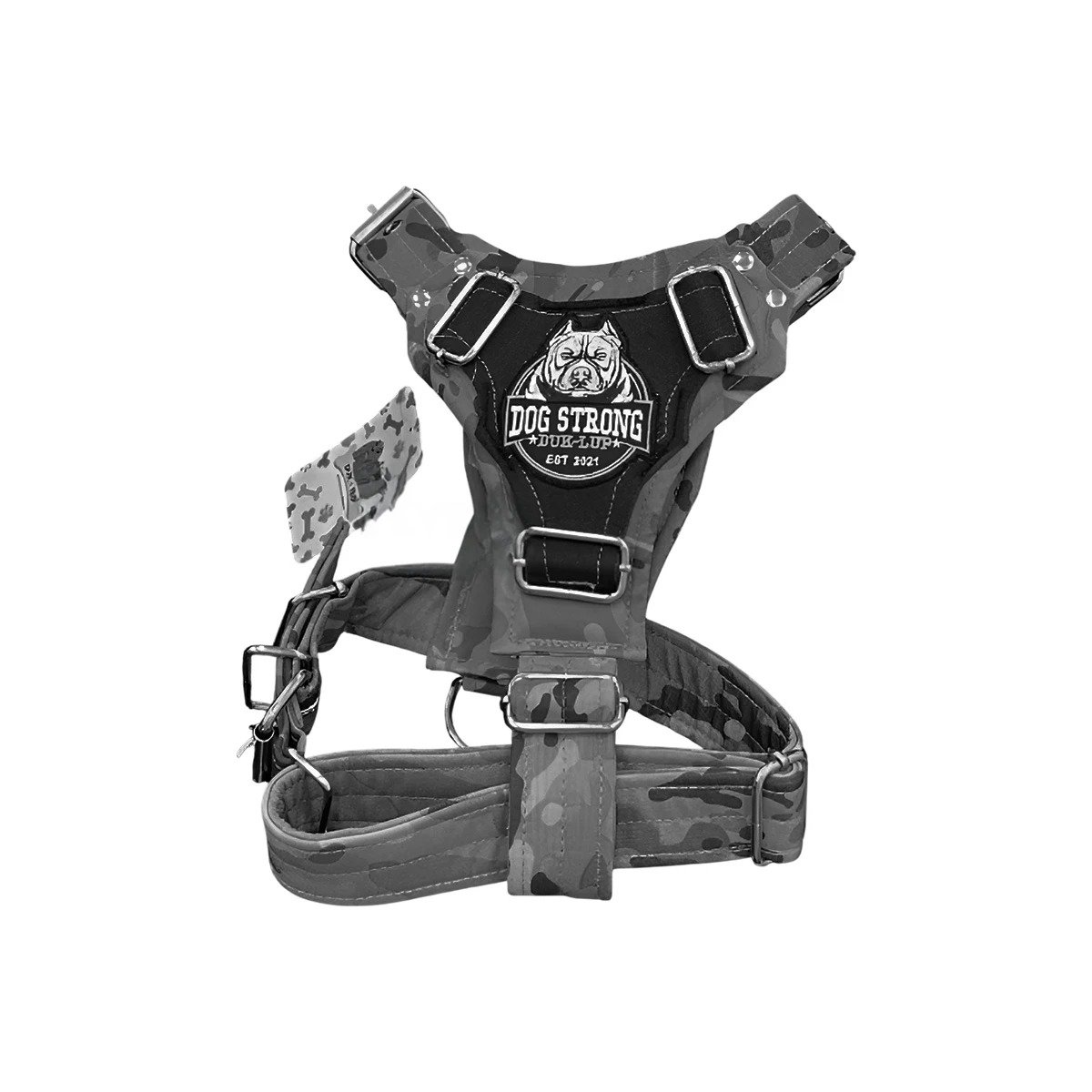 PACK2 ARNES CANINO DOG STRONG NEGRO TALLA M FIRME Y AJUSTABLE Y+REGALO STICKER - 2