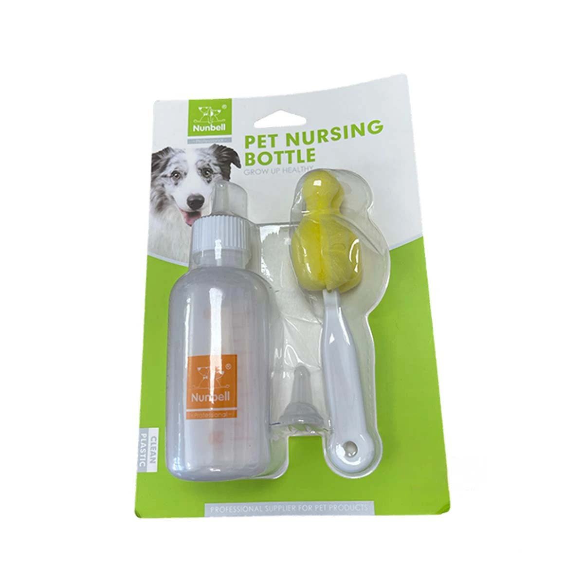PACK4 BOTELLA PORTATIL 120ML TRANSPARENTE PARA ALIMENTAR MASCOTAS Y+PAPEL REGALO - 3