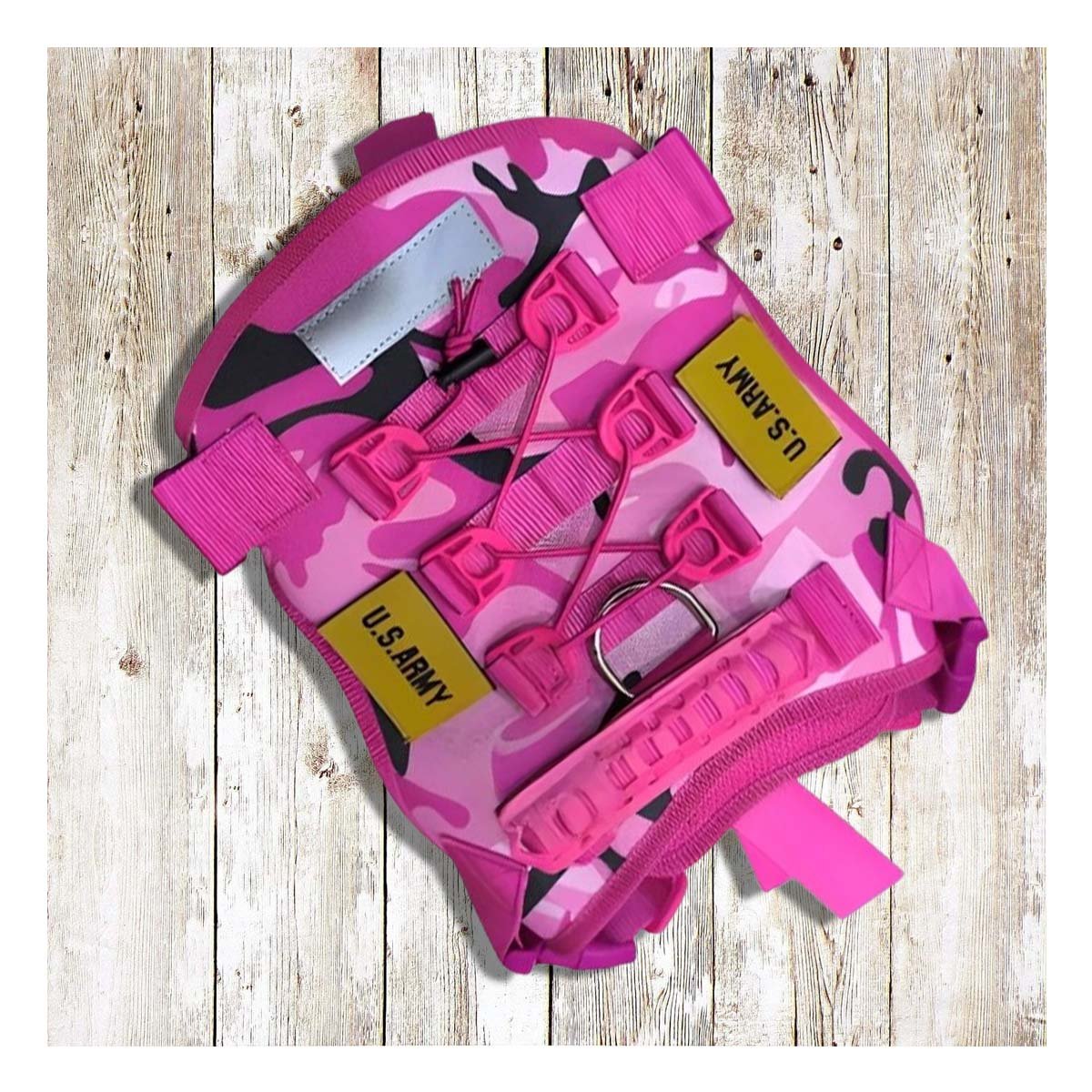 PACK4 ARNES AJUSTABLE PARA PERRO ROSADO TALLA S SEGURO - 3