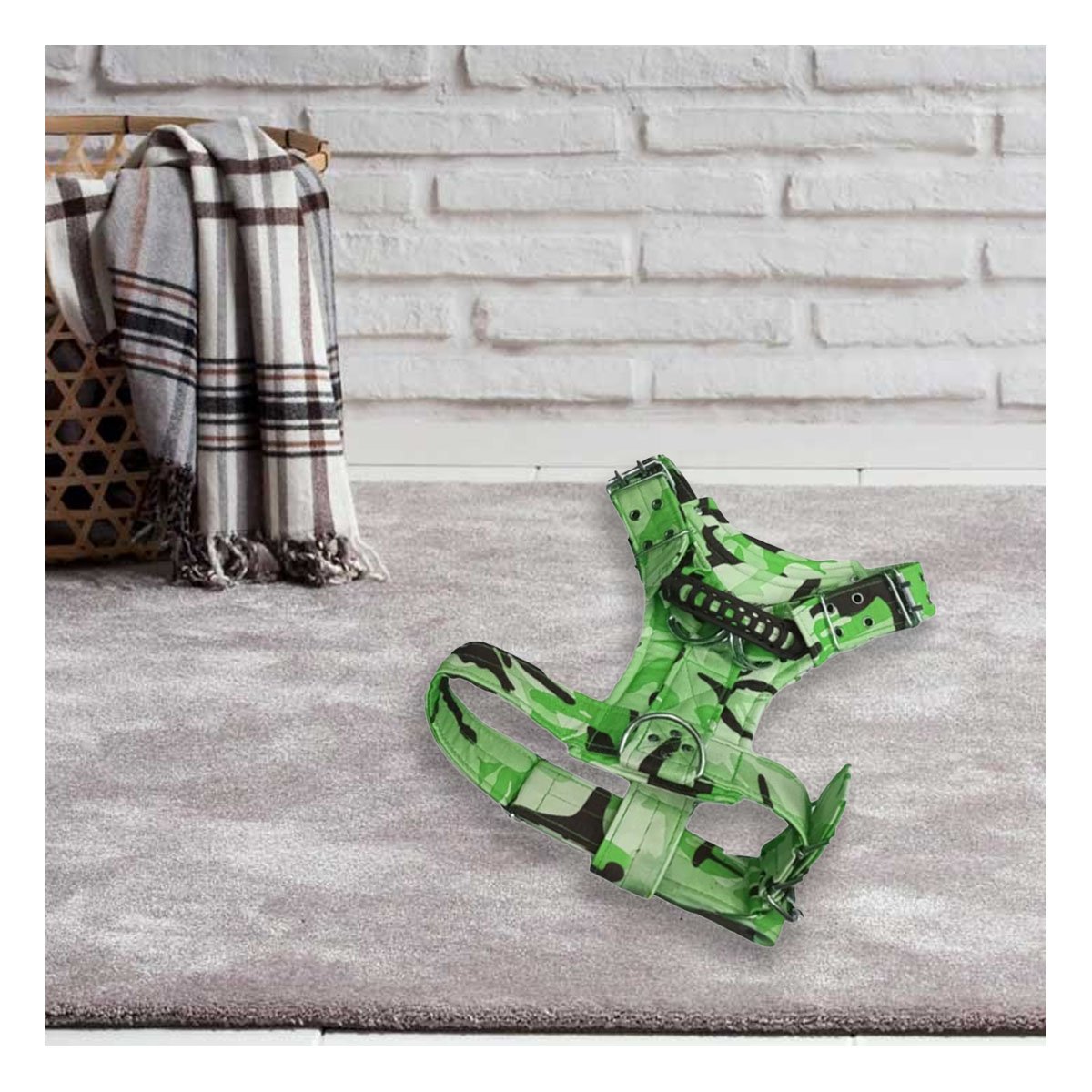 PACK4 EQUIPO AJUSTABLE DOG STRONG VERDE CLARO TALLA S FIRME Y+REGALO STICKER - 3