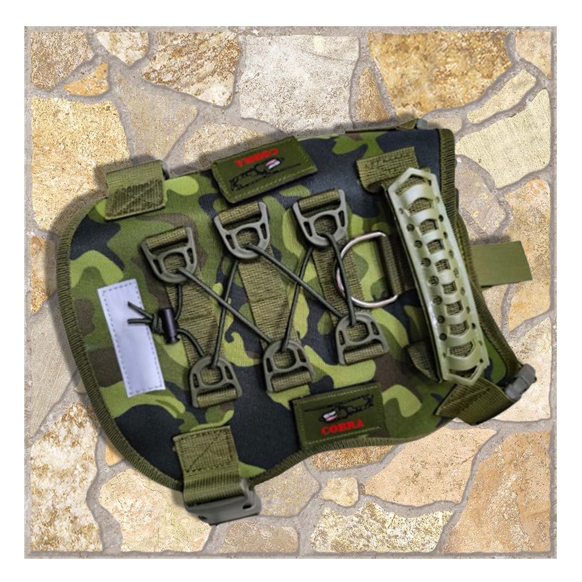PACK4 PROTECTOR AJUSTABLE PARA PERRO VERDE OSCURO TALLA S FIRME Y+PAPEL REGALO - 5