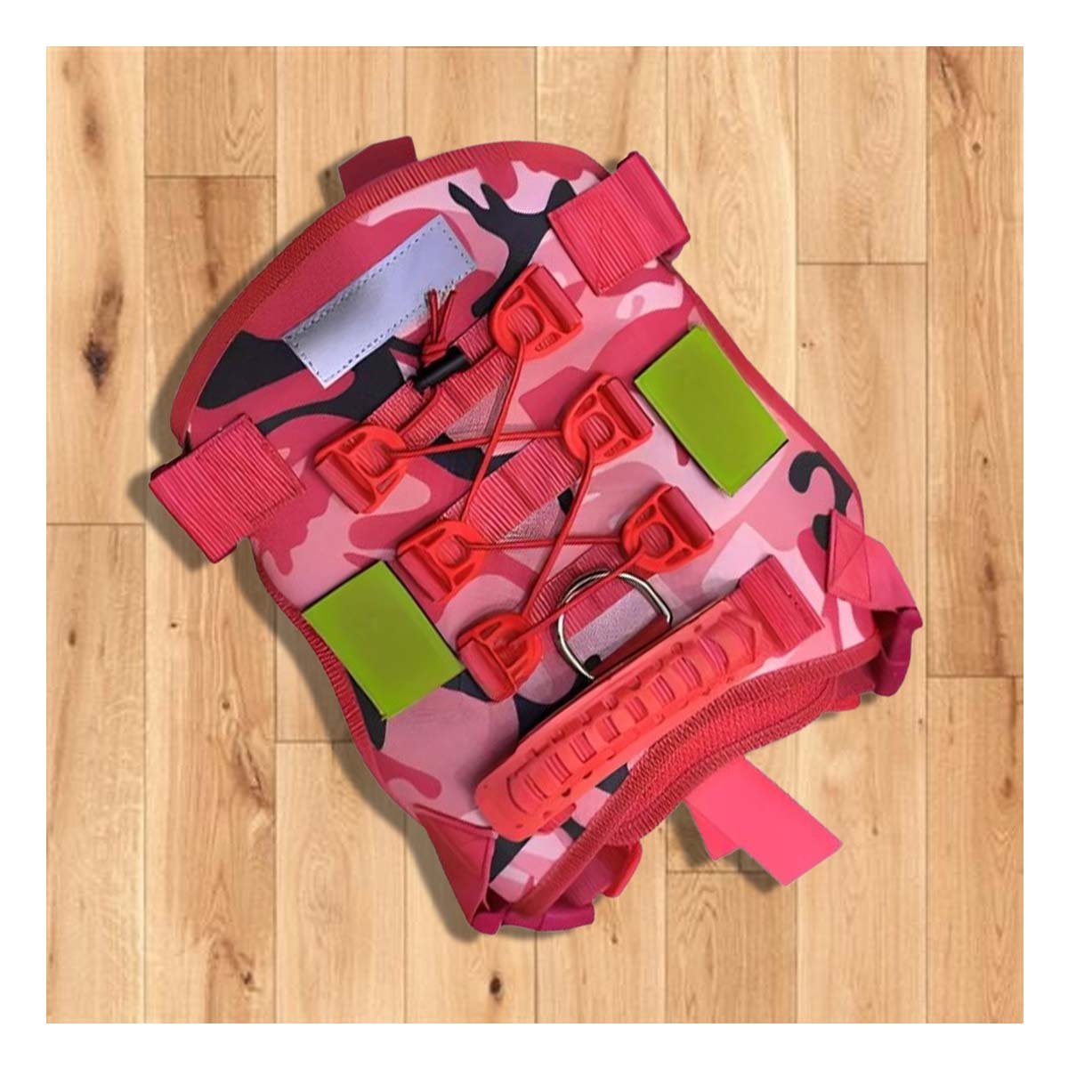 PACK2 PECHERA AJUSTABLE PARA PERRO ROJO TALLA S TACTICO Y+PAPEL REGALO - 1