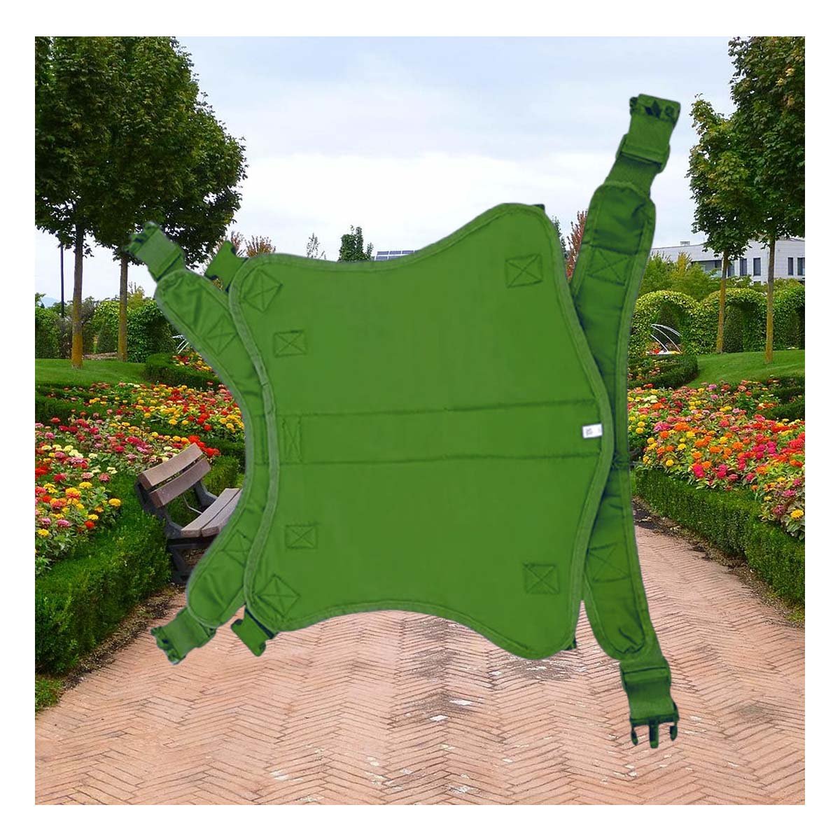 PACK4 ARNES AJUSTABLE PARA PERRO VERDE OSCURO TALLA S SEGURO - 5