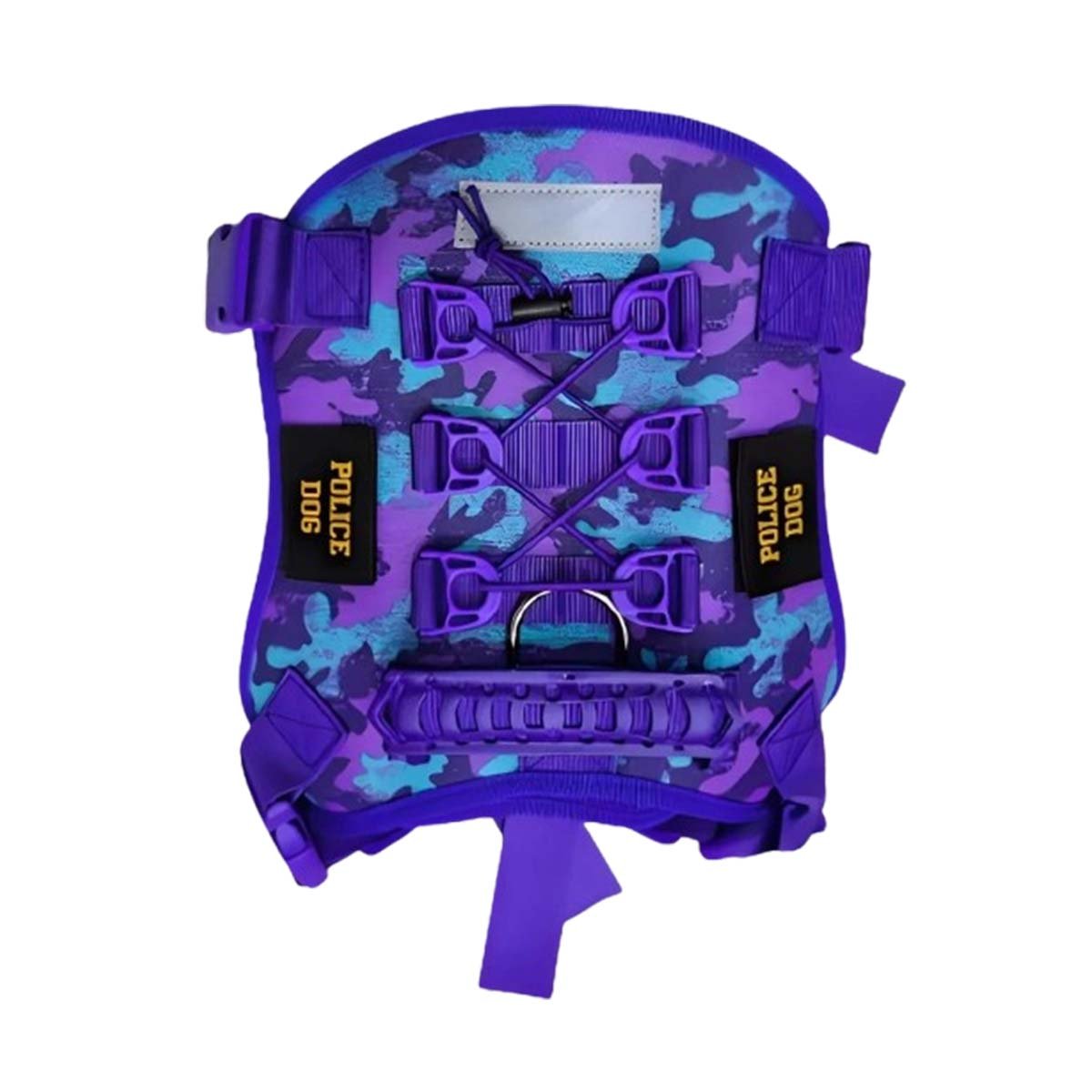 PACK2 CHALECO AJUSTABLE PARA PERRO MORADO TALLA S RESISTENTE Y+REGALO STICKER - 2