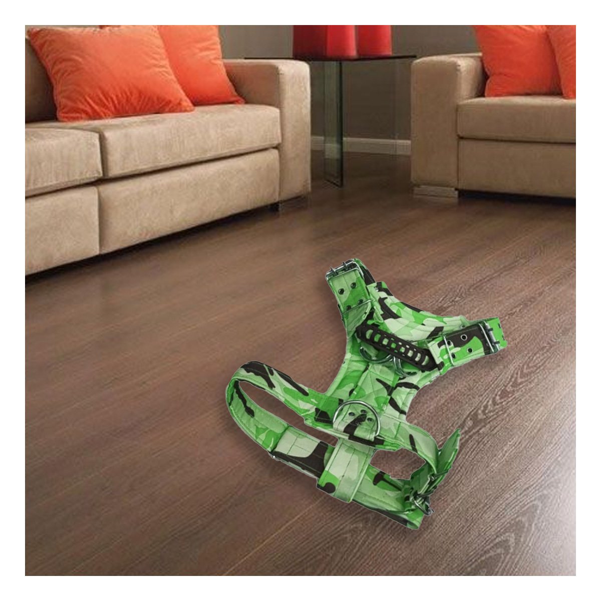 EQUIPO CANINO DOG STRONG VERDE CLARO TALLA S SEGURO - 1