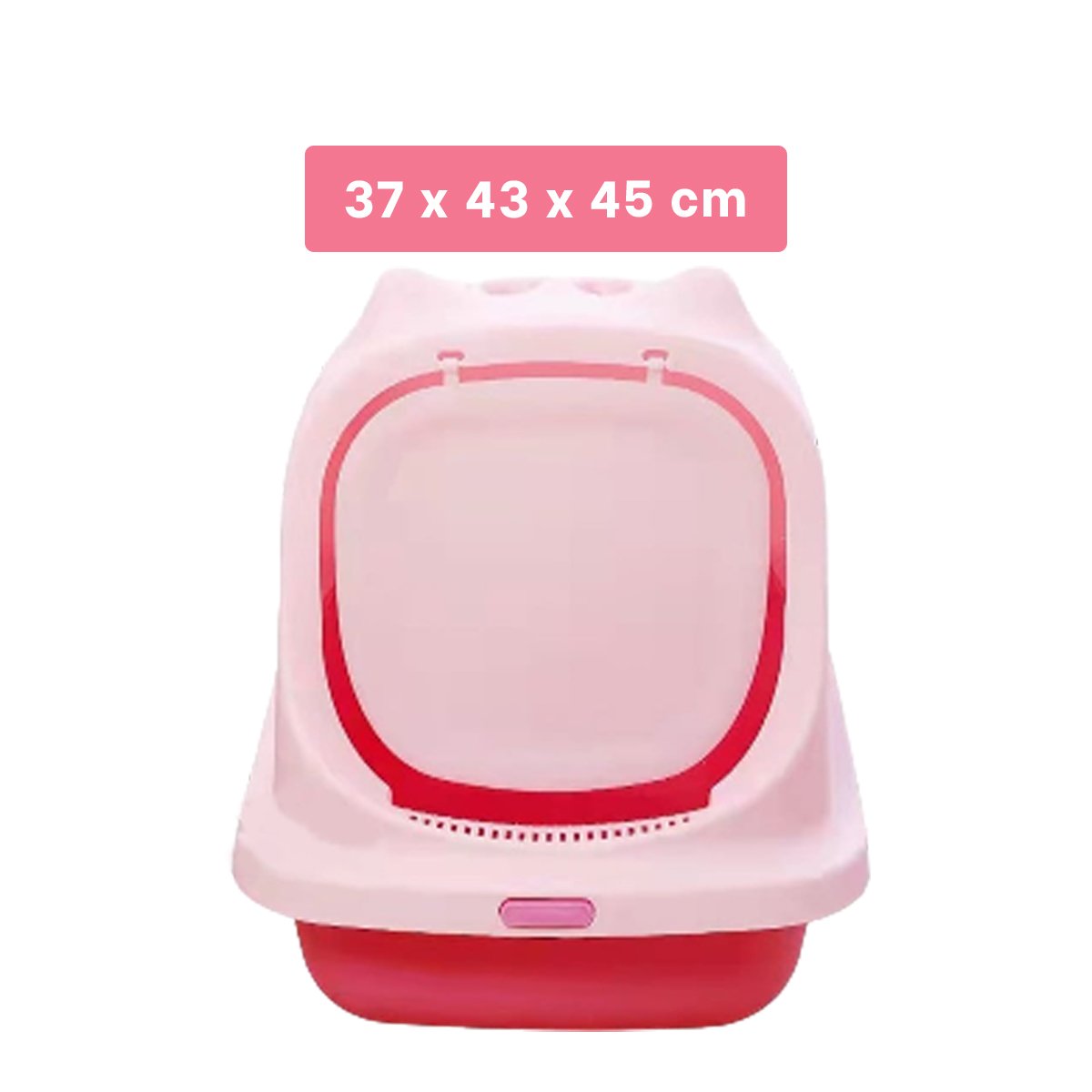 PACK6 BANDEJA HIGIENICA CERRADA CON OREJITAS DE GATO PARA USO DIARIO Y+PAPEL REGALO - 4