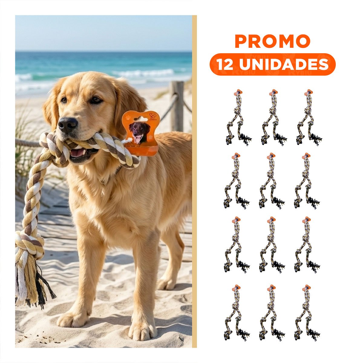 PACK12 JUGUETE DE ENTRENAMIENTO QUE COMBINA FUERZA Y COORDINACION MARRON Y+REGALO STICKER - 1