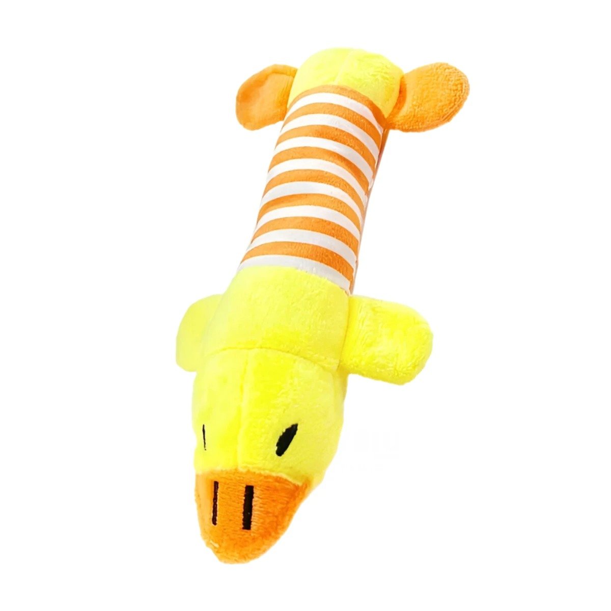 PACK12 ACCESORIO DE JUEGO PATO PARA MASCOTAS AMARRILLO Y NARANJA Y+REGALO STICKER - 2