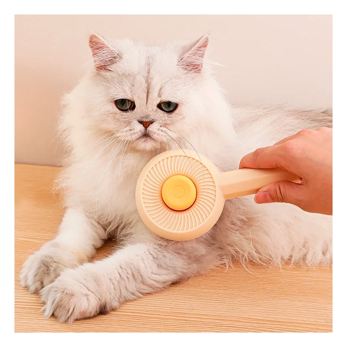 PACK2 HERRAMIENTA INTERACTIVA PARA CUIDADO DE MASCOTAS QUE SUAVIZA PELO NARANJA Y+PAPEL REGALO - 2