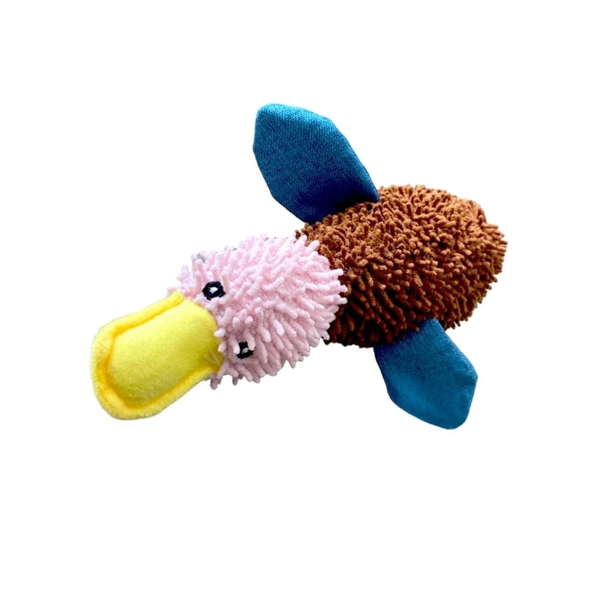 PACK4 JUGUETE PATO PARA TIRAR Y MORDER MASCOTAS MARRON ROSADO Y+PAPEL REGALO - 3