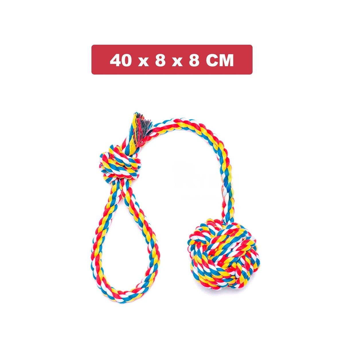 PACK2 ARTICULO DE ENTRETENIMIENTO CANINO RESISTENTE Y DURADERO MULTICOLOR Y+REGALO STICKER - 4