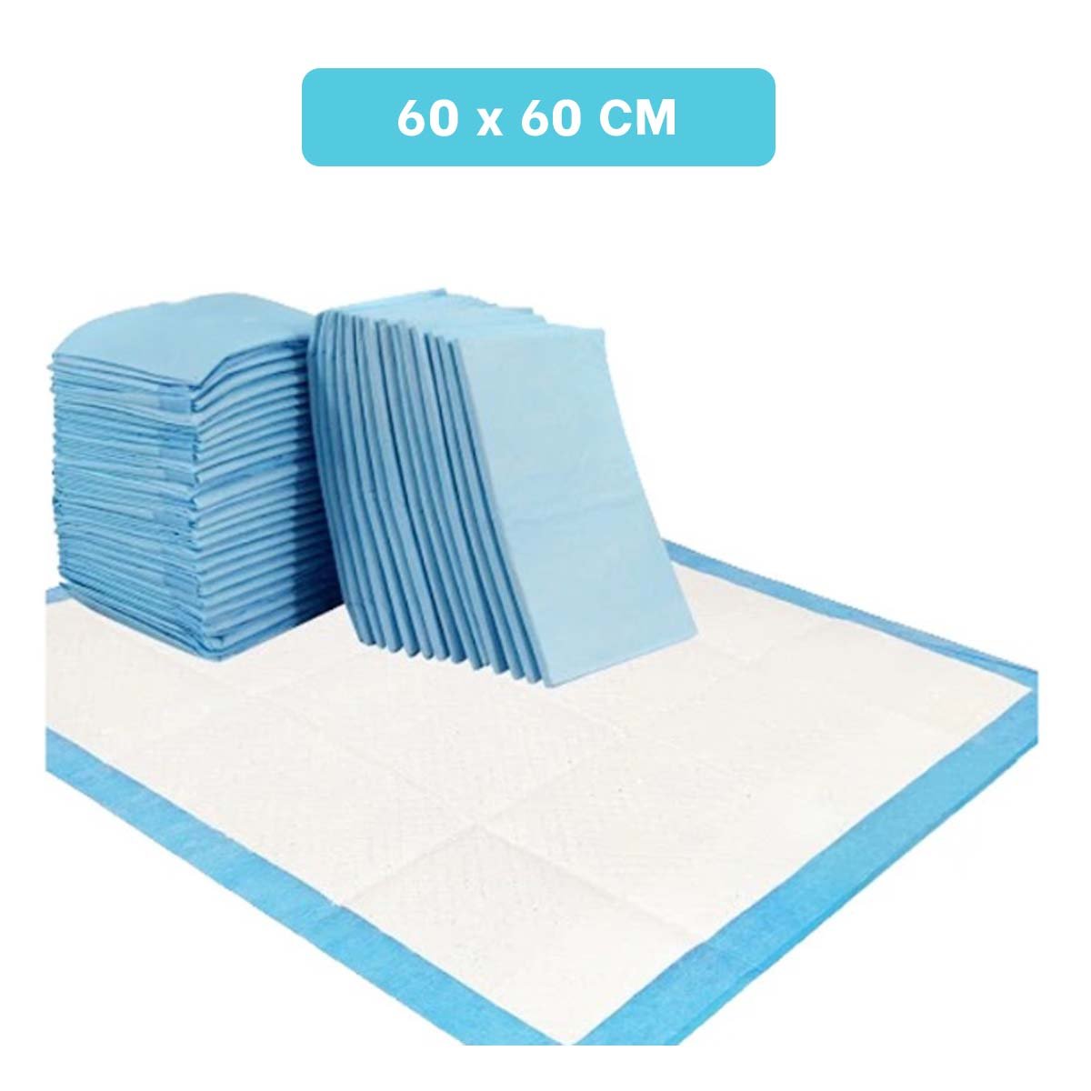 PACK2 OPCION DE PISO 60X60 TALLA L CELESTE PARA PERROS EN HOGAR INTERIOR Y+PAPEL REGALO - 4