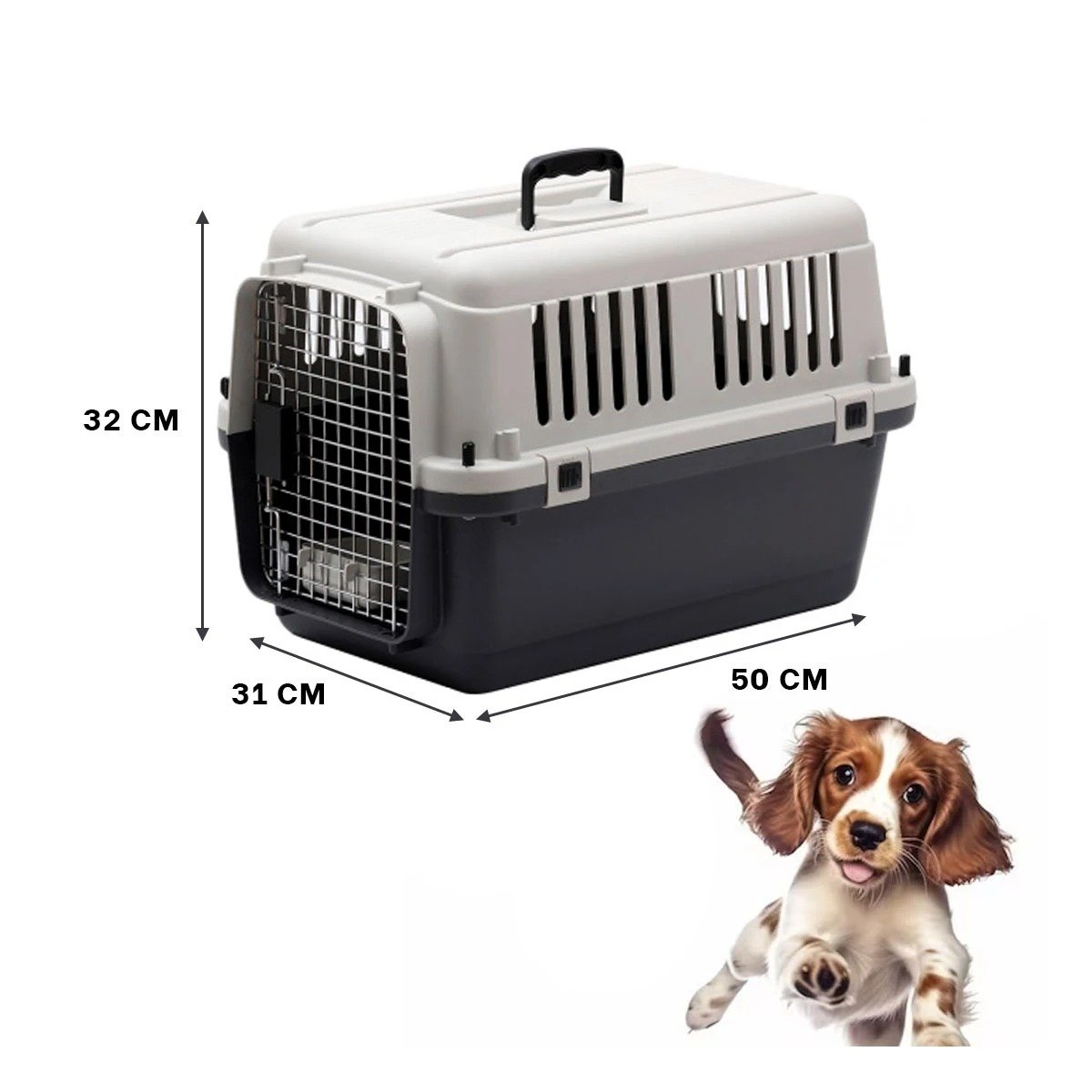PACK4 MALETA PARA MASCOTAS QUE MANTIENE TRANQUILO A TU GATO PLOMO OSCURO - 4