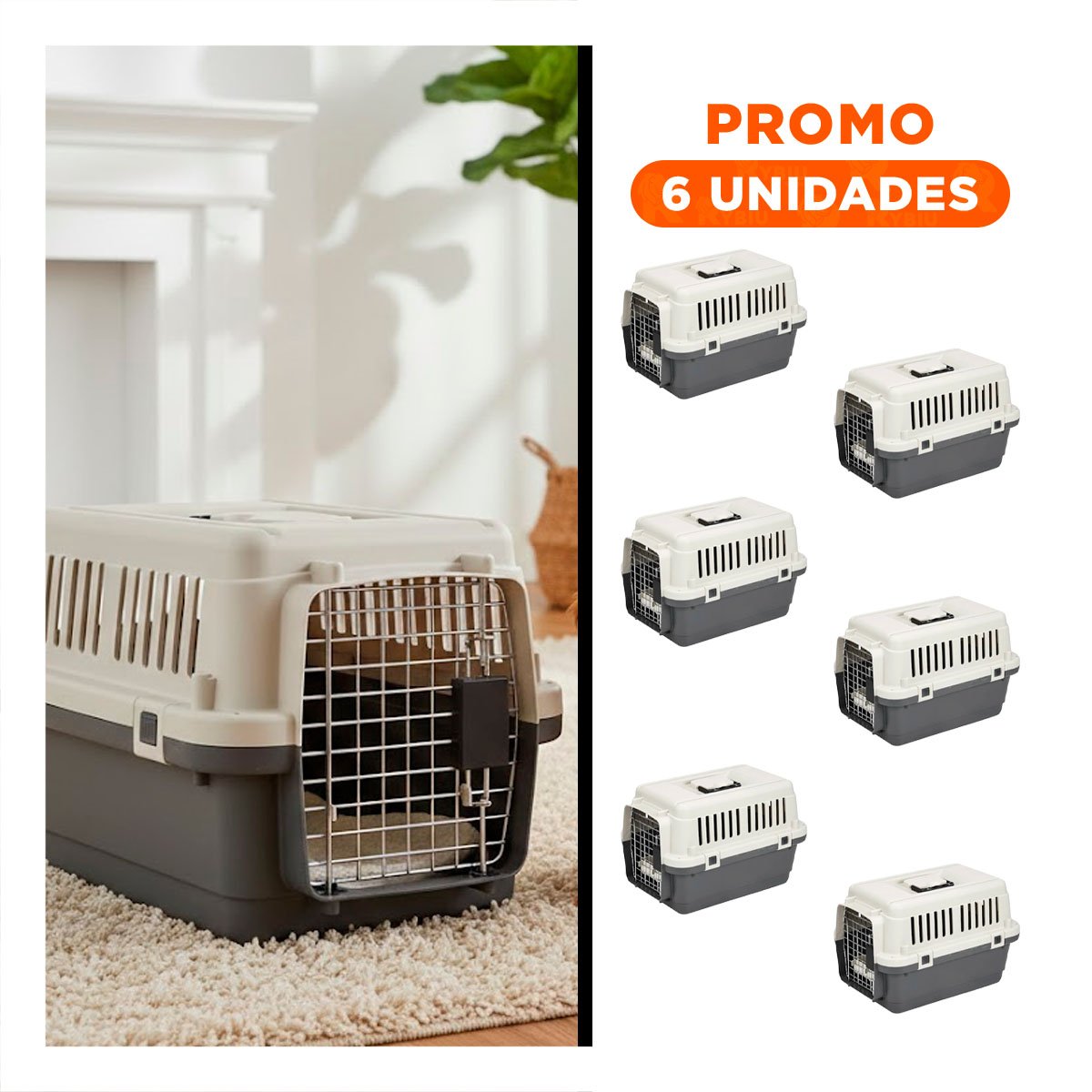 PACK6 MOCHILA CON VENTILACION Y COMODIDAD PARA VIAJES PLOMO OSCURO - 1