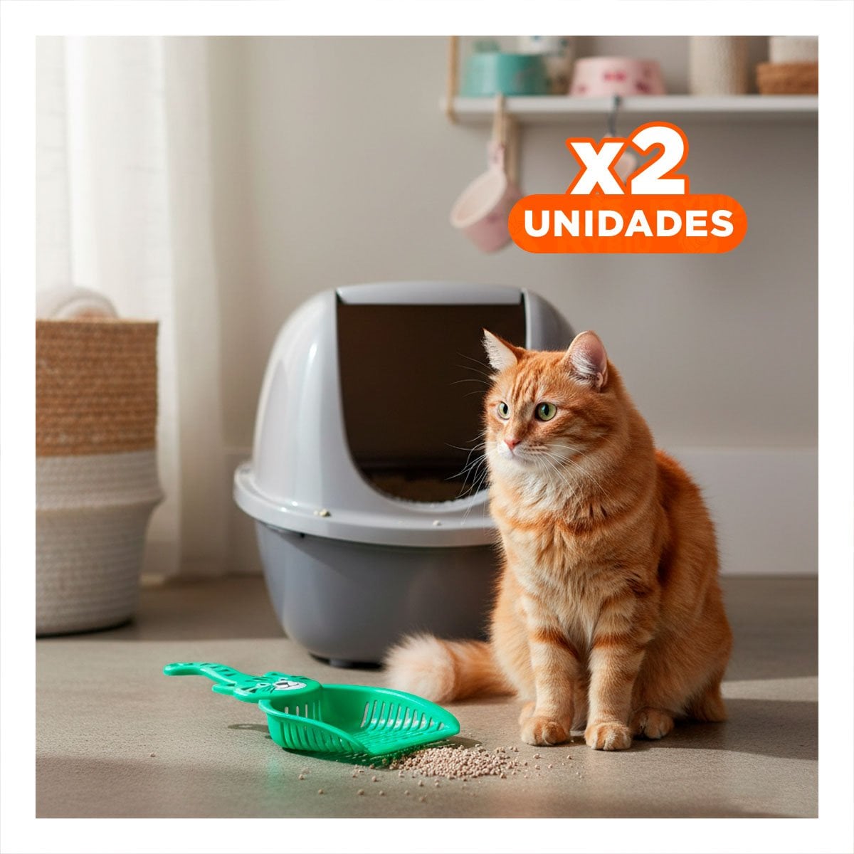 PACK2 PALETA CARA DE GATO VERDE PARA JARDIN Y DECORACION FESTIVO HOGAR Y+REGALO STICKER - 1