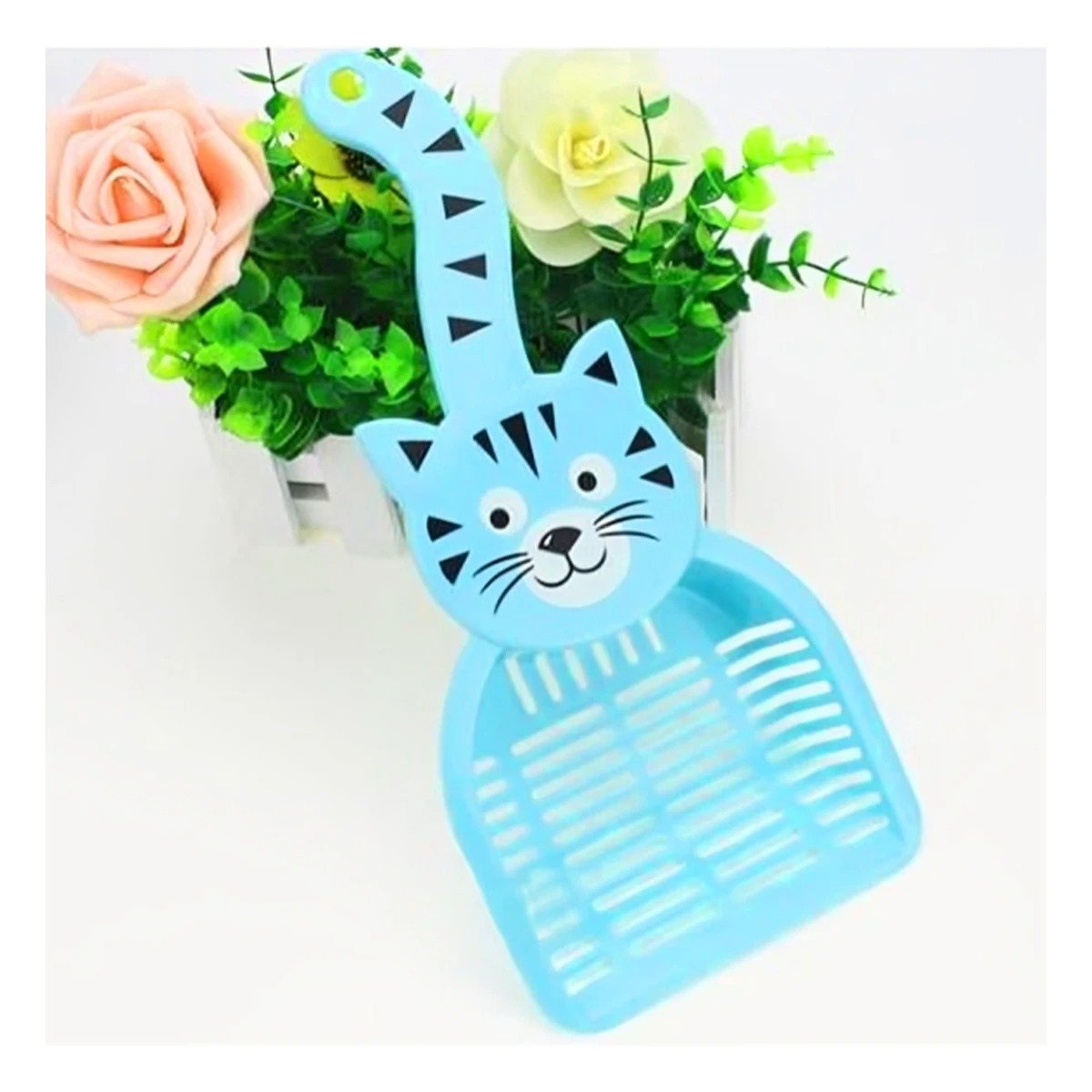 PACK2 HERRAMIENTA MULTIUSO CARA DE GATO AZUL PARA HOGAR Y LIMPIEZA FESTIVA - 2