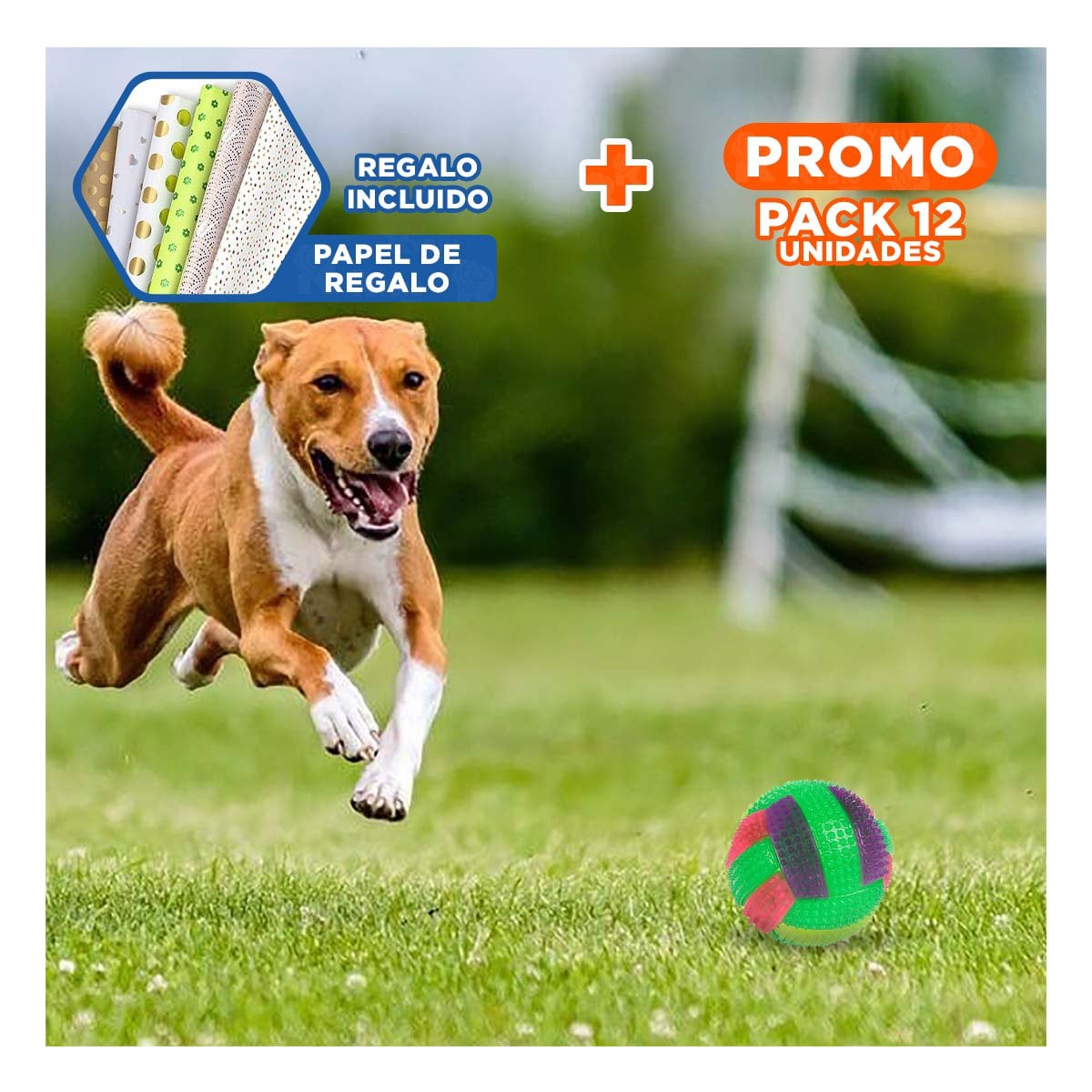 PACK12 DIVERSION INTERACTIVA CON DISENO COLORIDO MULTICOLOR VERDE Y+PAPEL REGALO - 1