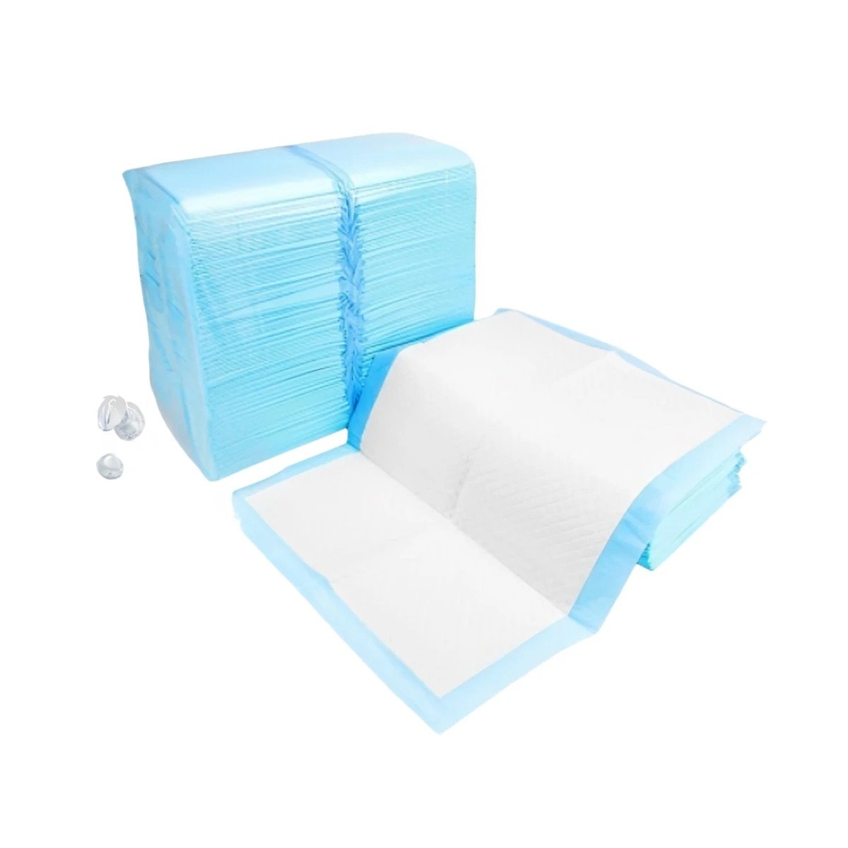 PACK2 PROPUESTA DE PISO 60X60 TALLA L CELESTE PARA MASCOTAS USO DIARIO EN CASA Y+REGALO STICKER - 2