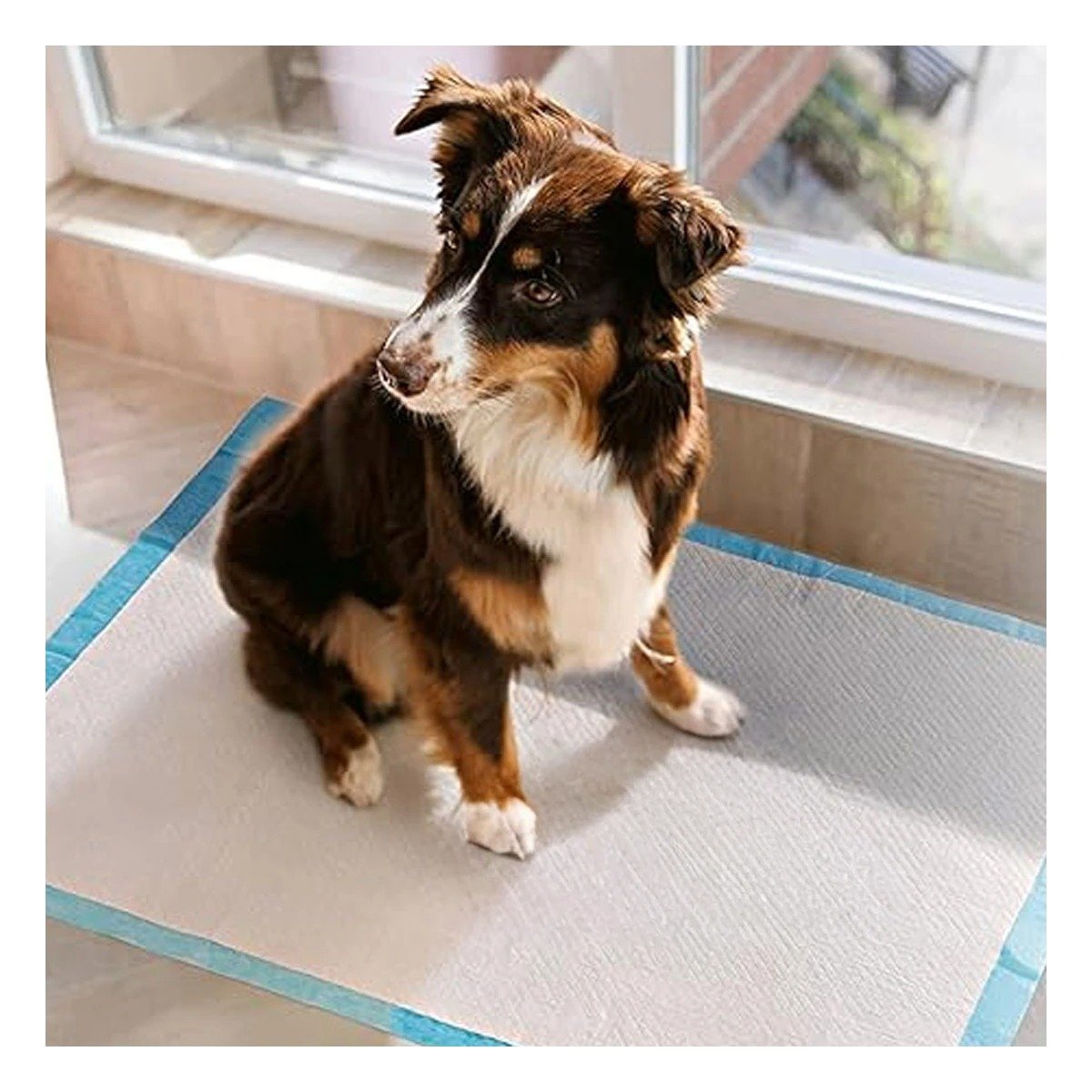 PACK2 PROPUESTA DE PISO 60X60 TALLA L CELESTE PARA MASCOTAS USO DIARIO EN CASA Y+REGALO STICKER - 3