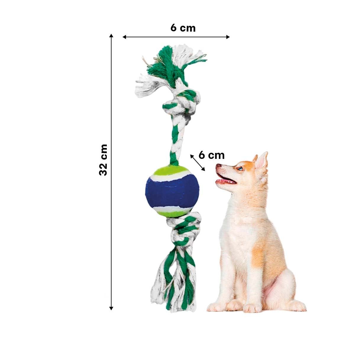 PACK2 MORDEDOR PARA PERROS QUE INCENTIVA ACTIVIDAD Y EJERCICIO AZUL Y VERDE Y+PAPEL REGALO - 4