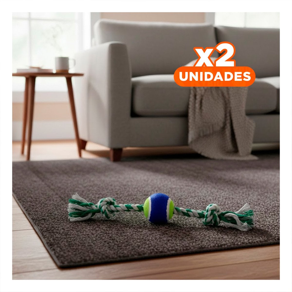 PACK2 MORDEDOR INTERACTIVO QUE ESTIMULA JUEGO Y REFLEJOS AZUL Y VERDE Y+REGALO STICKER - 1