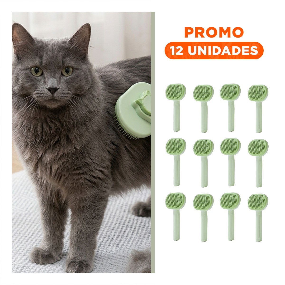 PACK12 EQUIPO PARA MANTENER PELO LIMPIO Y SEDOSO VERDE Y+REGALO STICKER - 1