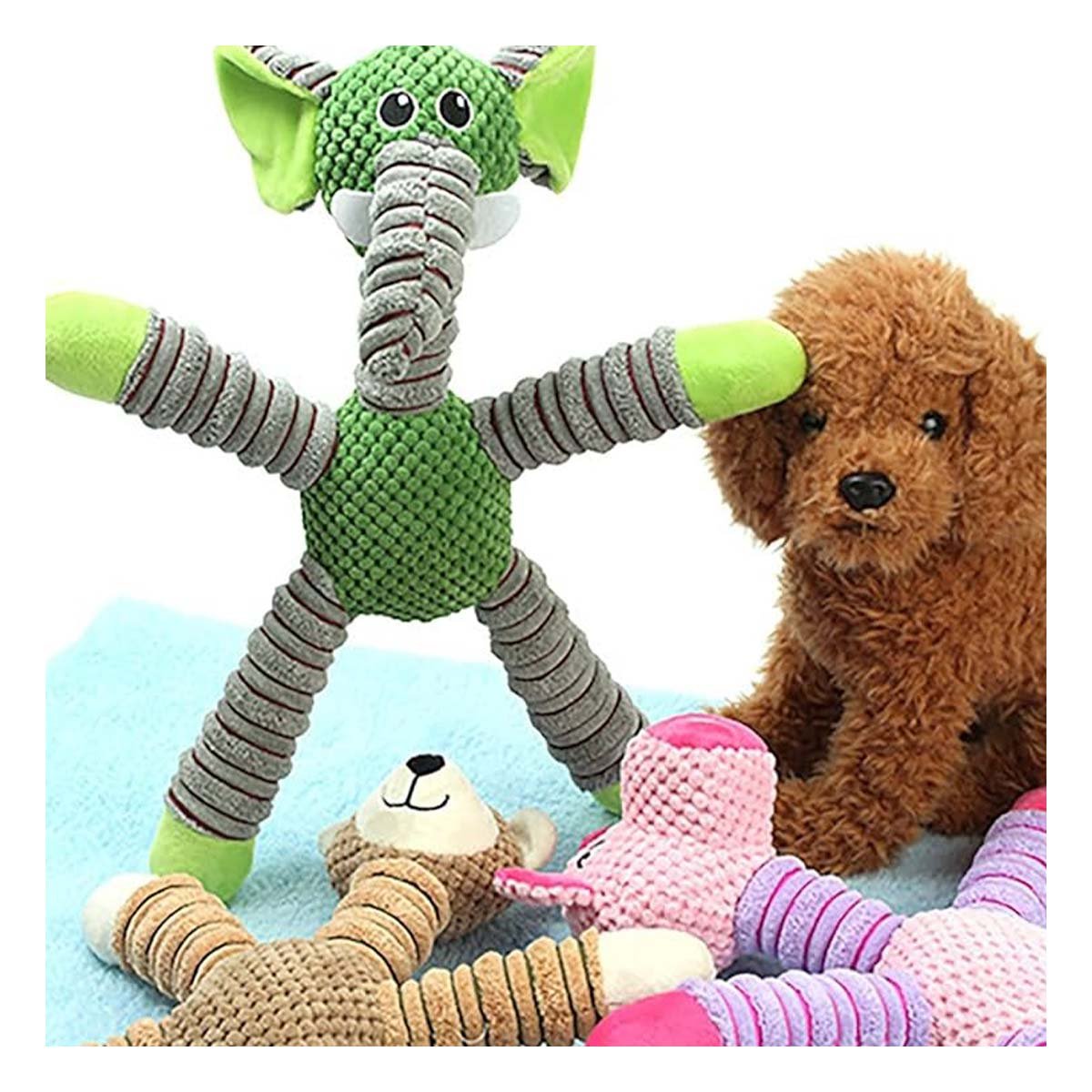 PACK4 AMIGO PARA MASCOTAS ELEFANTE VERDE - 5