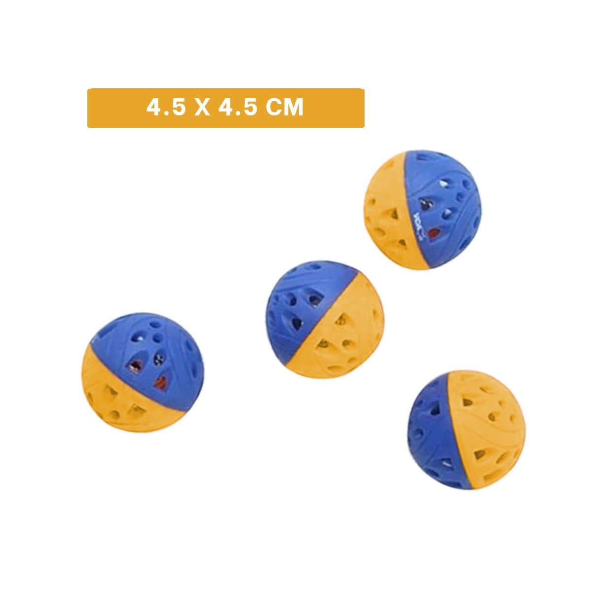 PACK4 PRODUCTO CON SONIDO QUE FACILITA ACTIVIDAD DE MASCOTAS AZUL Y AMARILLO Y+PAPEL REGALO - 4