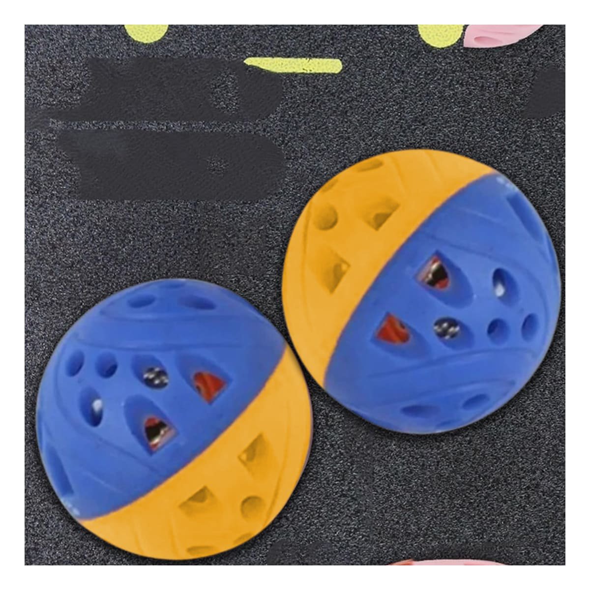 PACK12 BALON QUE MOTIVA MOVIMIENTO Y DIVERSION DE MASCOTAS AZUL Y AMARILLO Y+PAPEL REGALO - 5