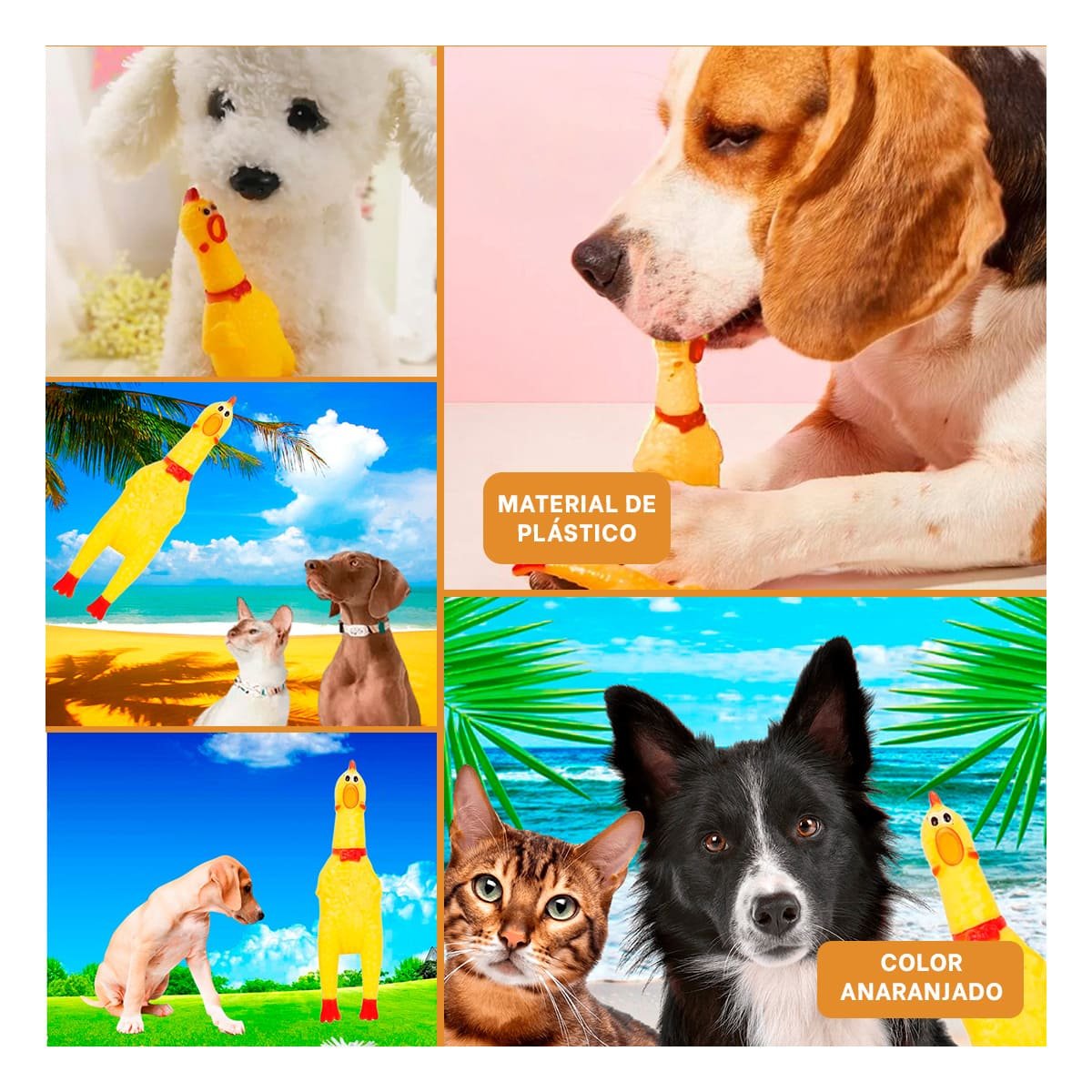 PACK2 IMPLEMENTO ELECTRICO PARA MASCOTAS COLOR ANARANJADO PORTATIL Y SEGURO PLUS Y+PAPEL REGALO - 3