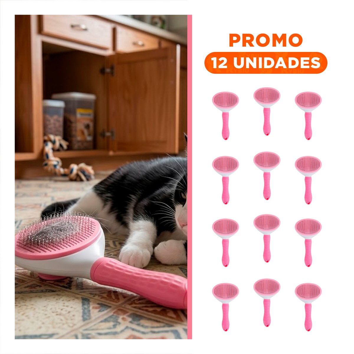 PACK12 REMOVEDOR MODERNO CON EXPULSADOR DE PELUSA PARA ROPA Y+REGALO STICKER - 1