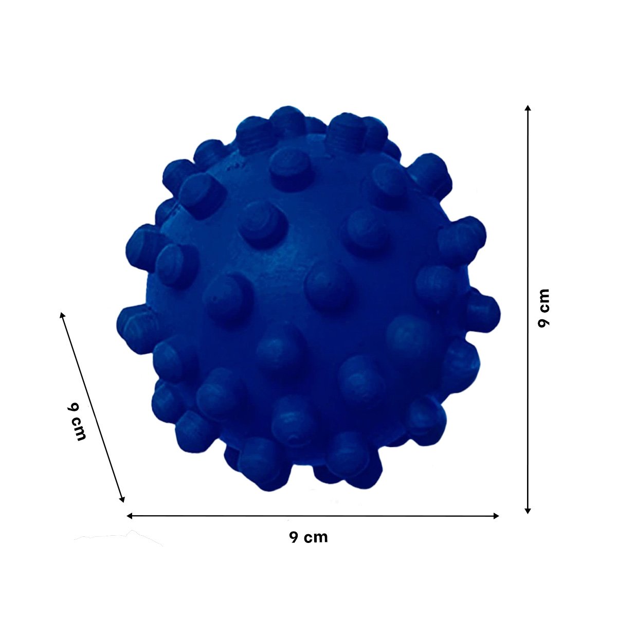 PACK2 JUGUETE DE ENTRENAMIENTO CAUCHO AZUL MEDIANA PARA JUEGOS EN INTERIOR Y EXTERIOR - 4