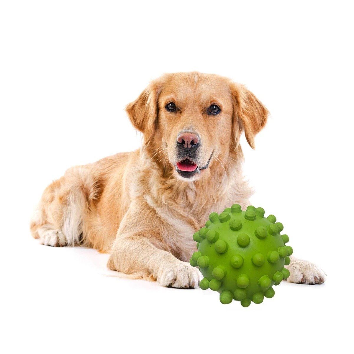 PACK4 FIGURA DE JUEGO CAUCHO VERDE GRANDE CON RELIEVE QUE ESTIMULA LOS SENTIDOS Y+PAPEL REGALO - 3