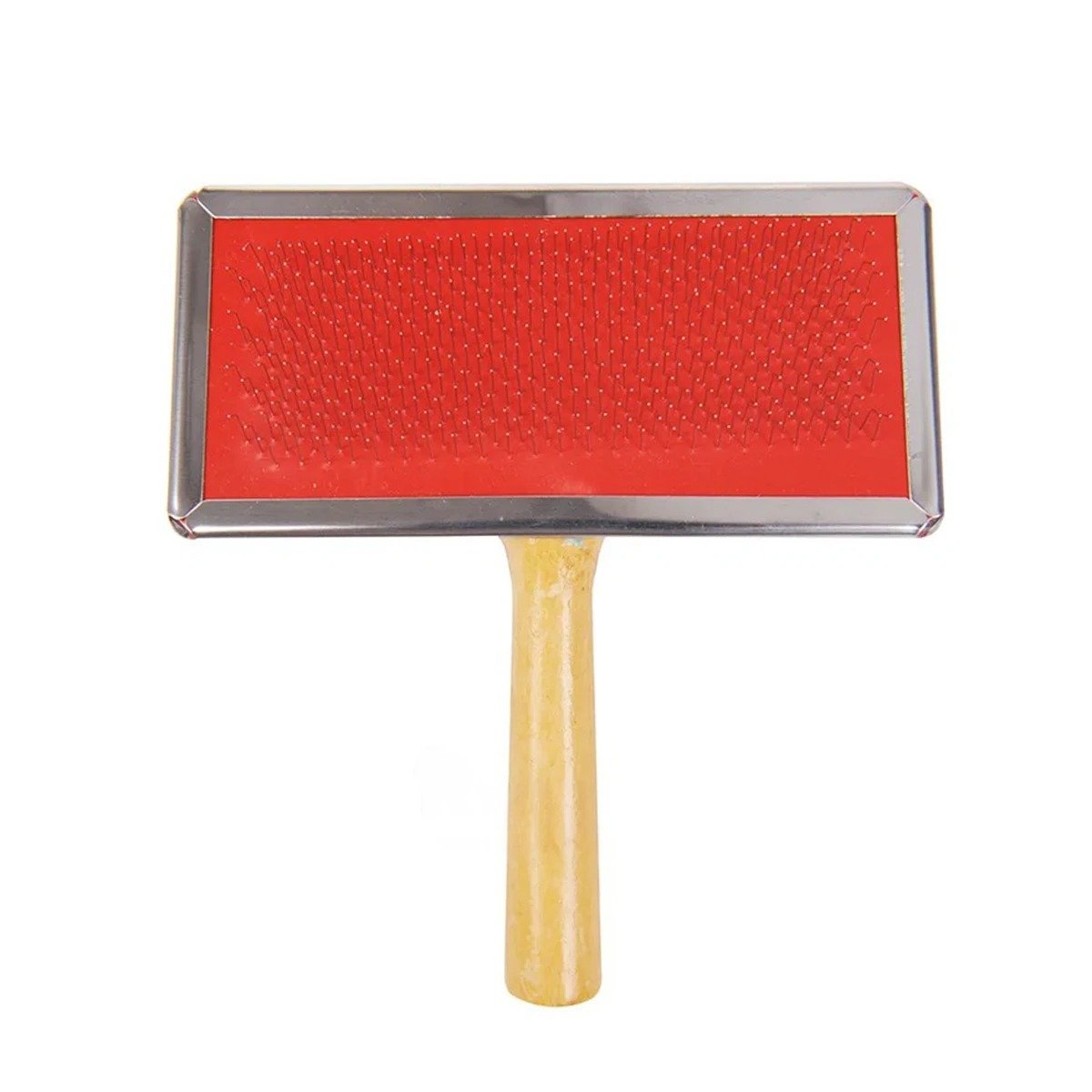 PACK12 DESENREDADOR DURADERO METAL CON MANGO DE MADERA Y+REGALO STICKER - 2