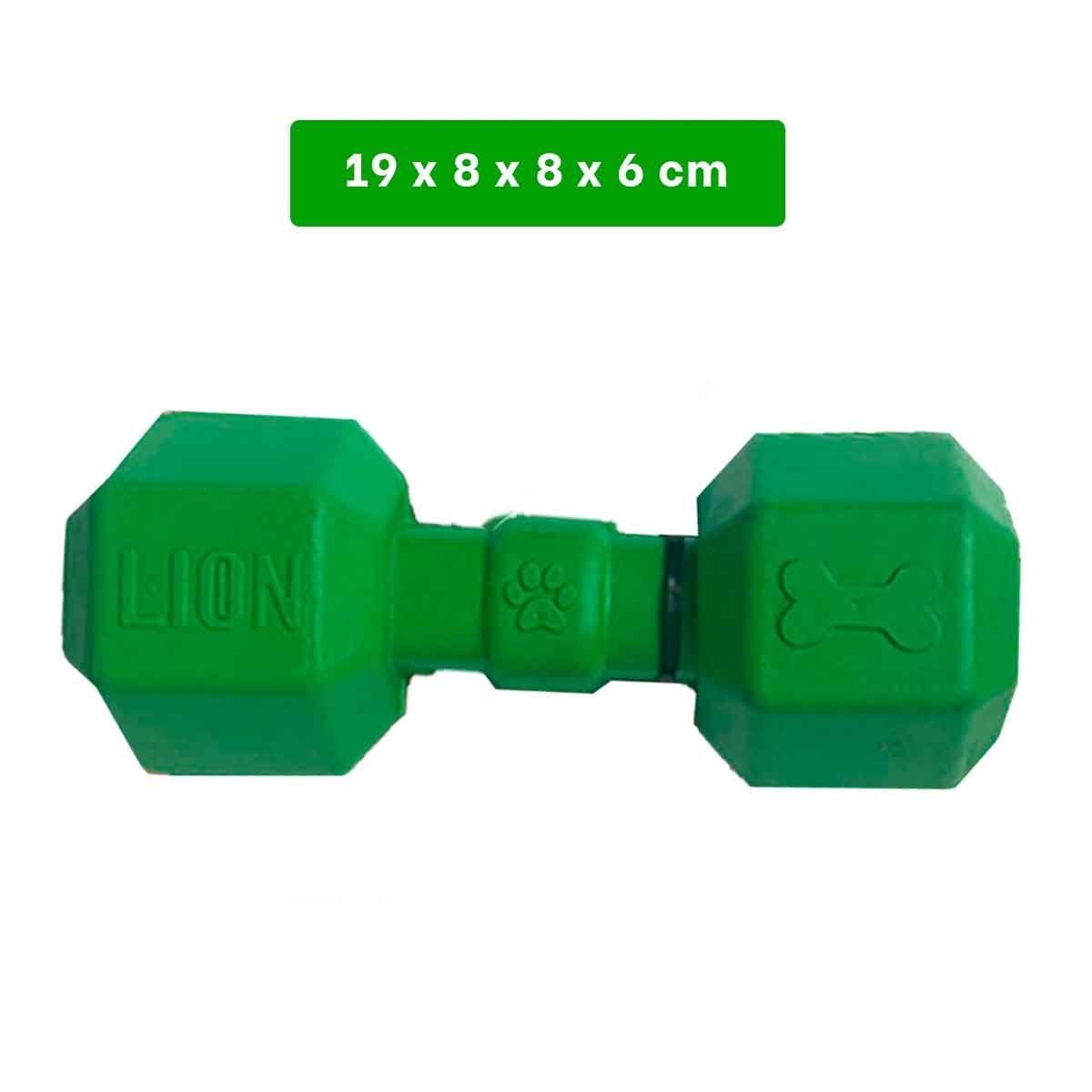 PACK6 FORMATO DE CAUCHO PESAS PARA PERRO VERDE SEGURO Y FIRME PROTECTOR Y+REGALO STICKER - 4