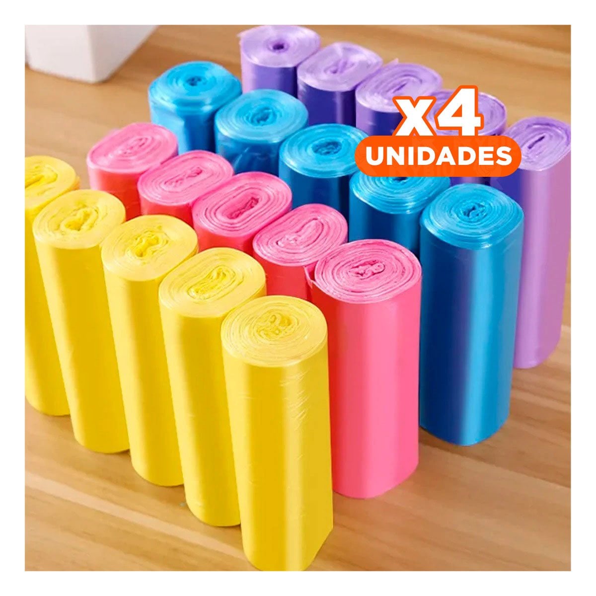 PACK4 ROLLO DE BOLSAS DESECHABLES PARA POPO DE MASCOTAS RESISTENTE - 1