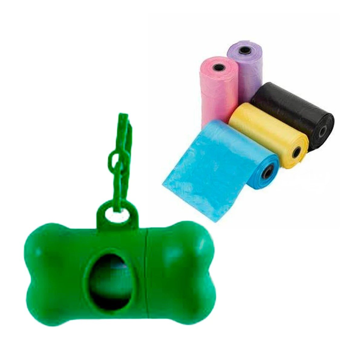 PACK12 RECARGA LIGERA DE 5 BOLSAS DESECHABLES CON PORTA BOLSA RESISTENTE Y+REGALO STICKER - 2