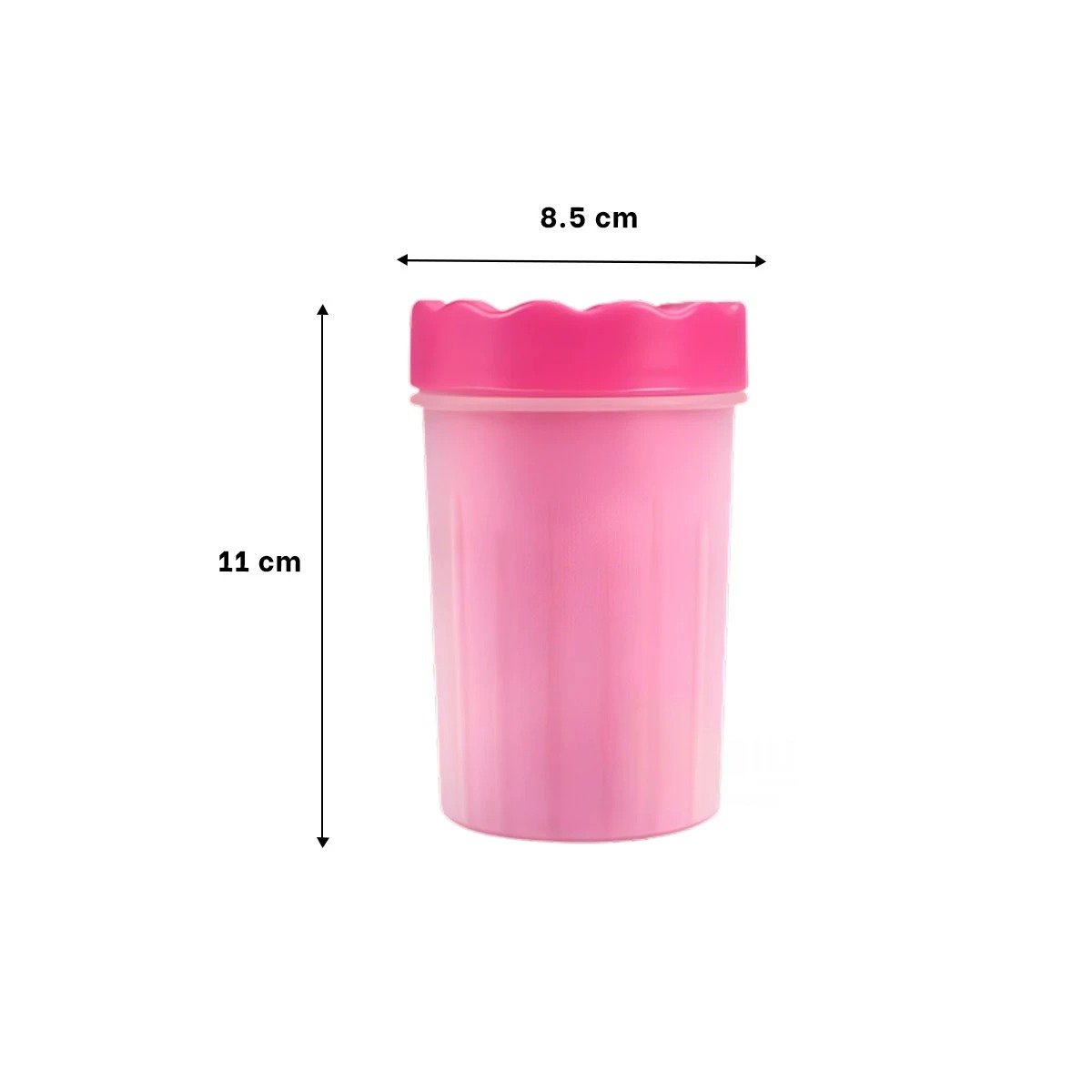 PACK12 CEPILLO PARA LIMPIAR PATAS DE MASCOTA ROSADO DISEÑO ERGONÓMICO Y+PAPEL REGALO - 4