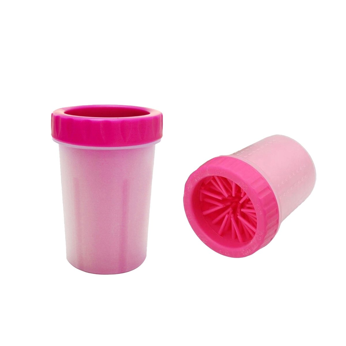PACK4 HERRAMIENTA PARA LIMPIAR PATAS DE MASCOTA ROSADO USO FRECUENTE Y+PAPEL REGALO - 3