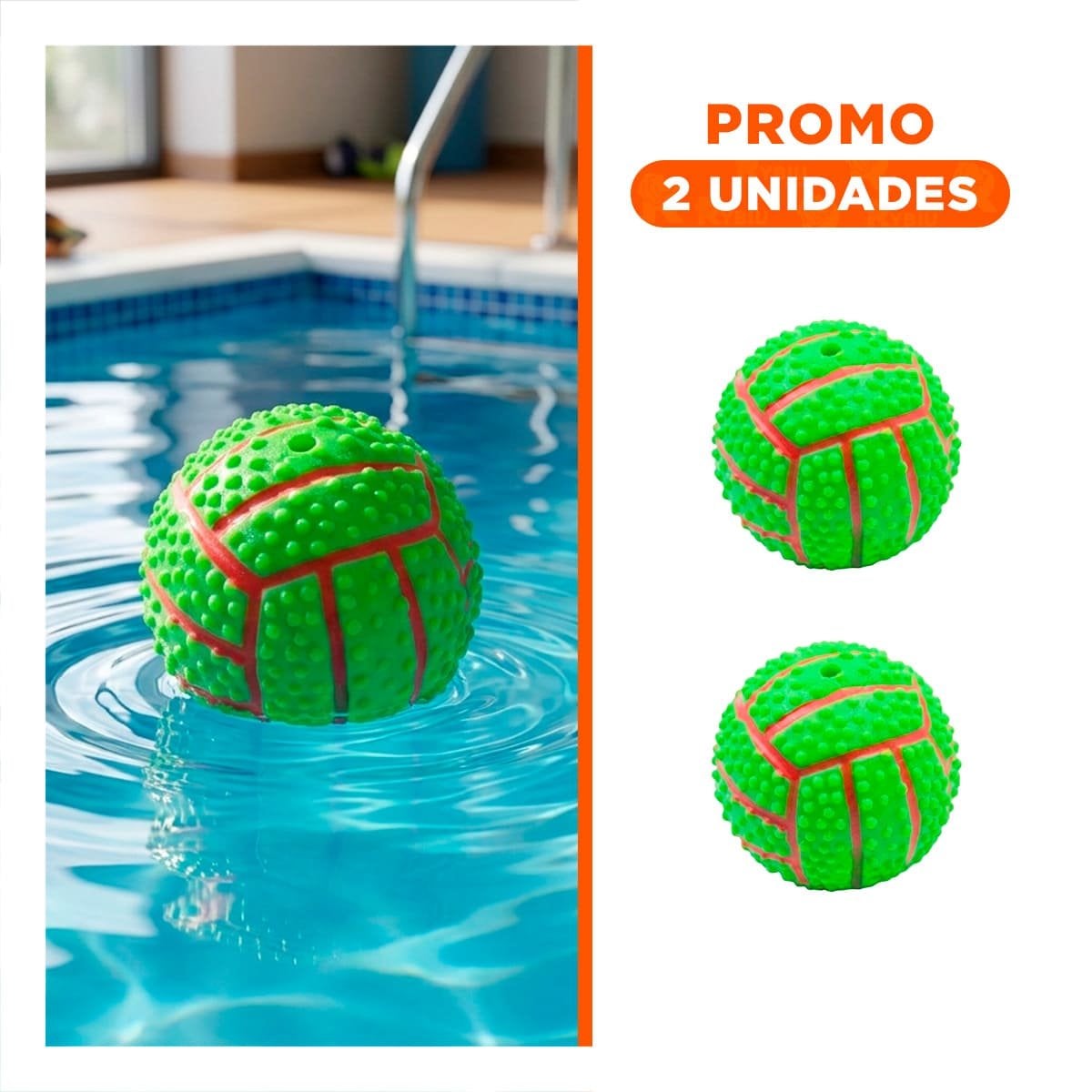 PACK2 ACCESORIO PEQUENO VERDE PARA PERRO A RAYAS DE CAUCHO CON SONIDO - 1