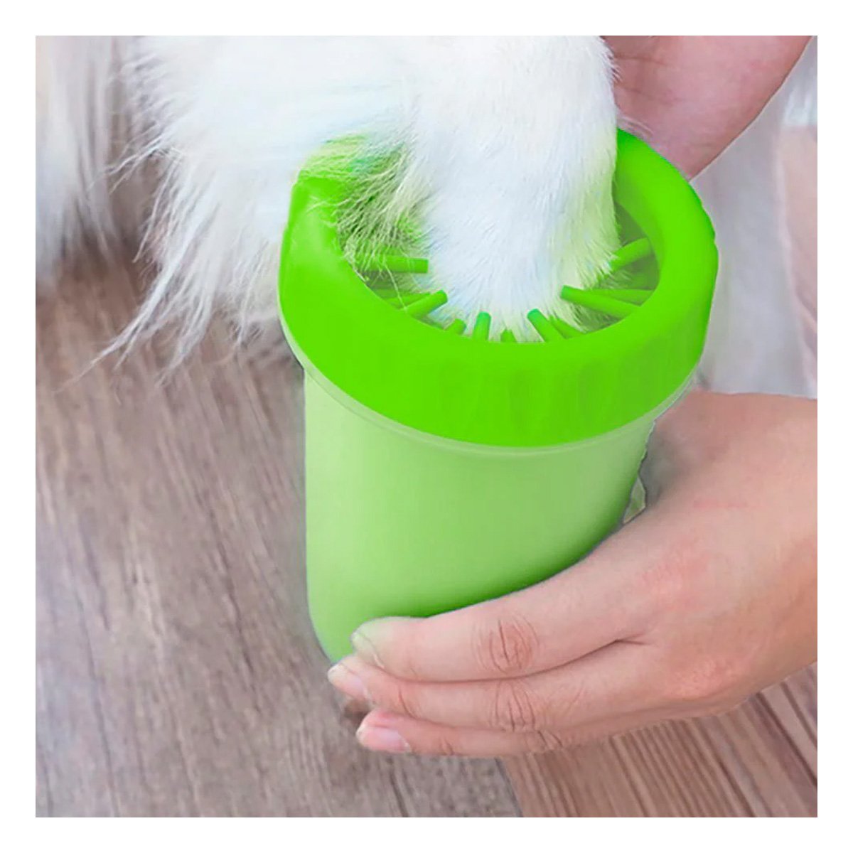 PACK6 HERRAMIENTA PARA LIMPIAR PATAS DE MASCOTA VERDE IDEAL EN CASA - 5
