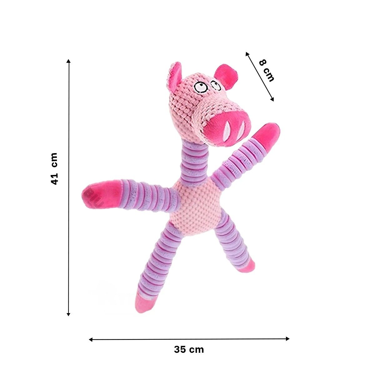 PACK2 KIT PEQUENO PARA MASCOTAS EN FORMA DE CHANCHO ROSADO Y LILA RECOMENDADO - 4