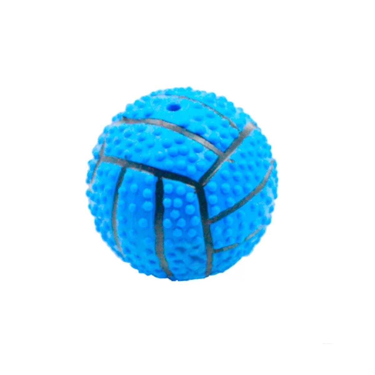 PACK12 KIT DE JUEGO PARA PERRO DE CAUCHO CON RAYAS, RELIEVE Y SONIDO AZUL Y+REGALO STICKER - 2