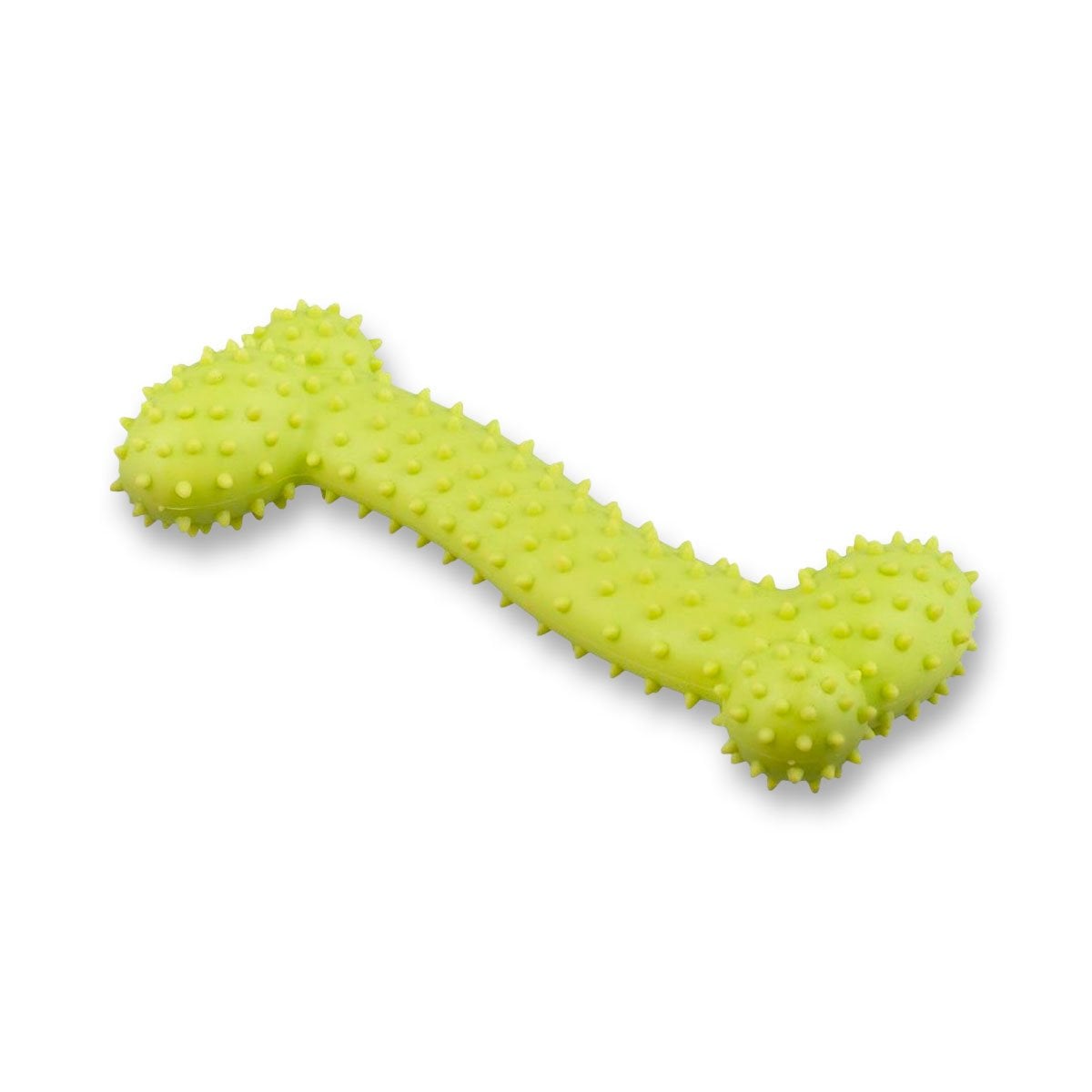 PACK4 SET INTERACTIVO DE GOMA EN FORMA DE HUESO VERDE LIMON DIVERTIDO Y+PAPEL REGALO - 3