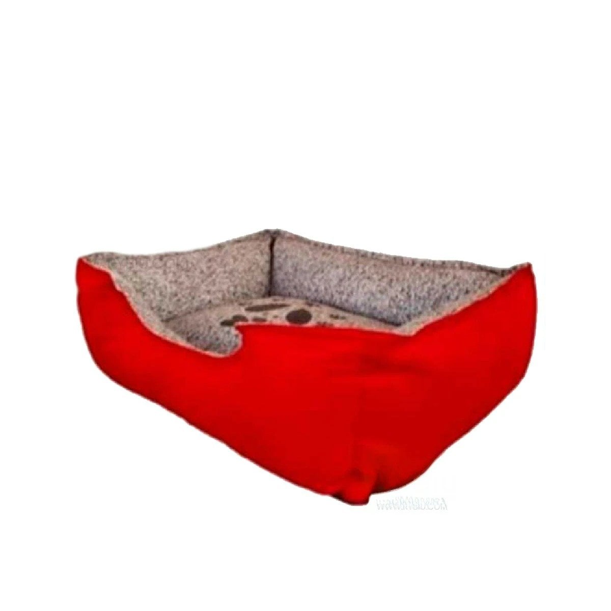 PACK4 BASE DE DESCANSO PARA PERRO MATERIAL DURABLE PARA USO EN CASA TALLA M ROJO Y+PAPEL REGALO - 3