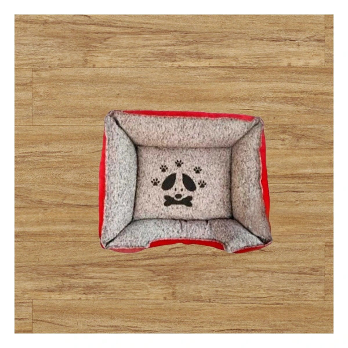 PACK4 BASE DE DESCANSO PARA PERRO ESPACIO AMPLIO PARA RELAJO DIARIO TALLA M ROJO - 3